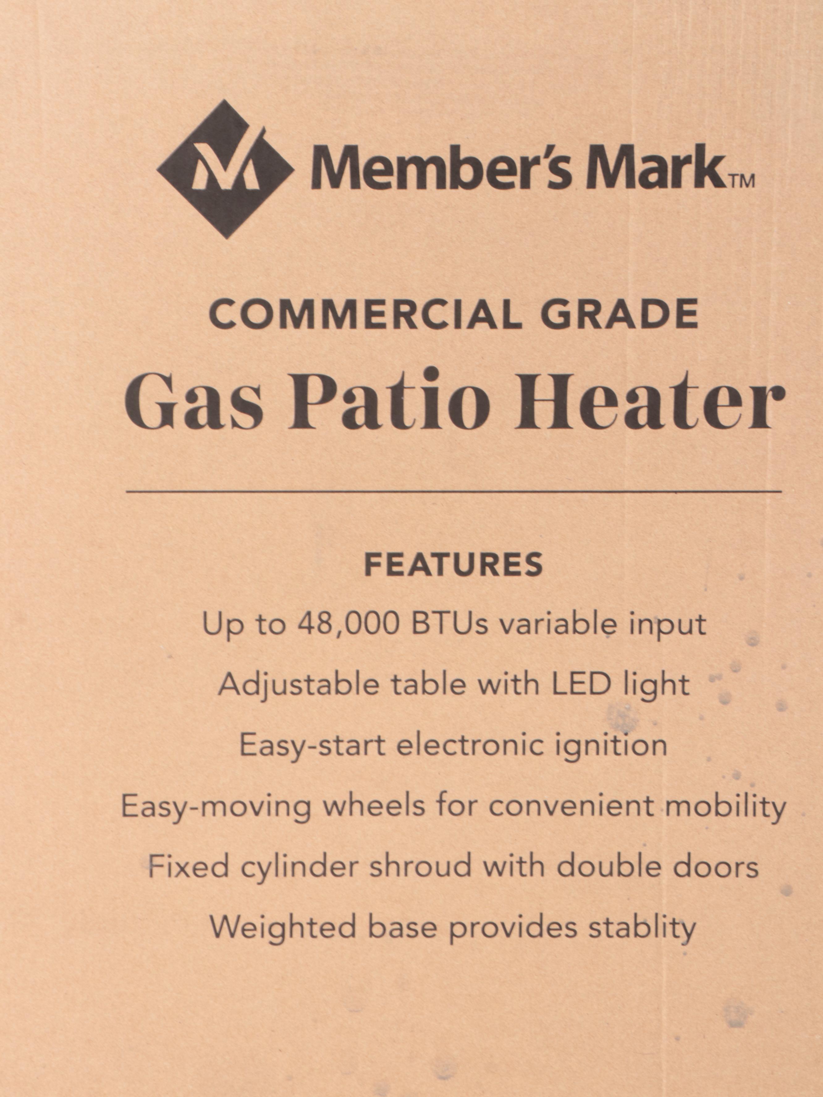 Member's Mark Commercial Grade Gas Patio Heater