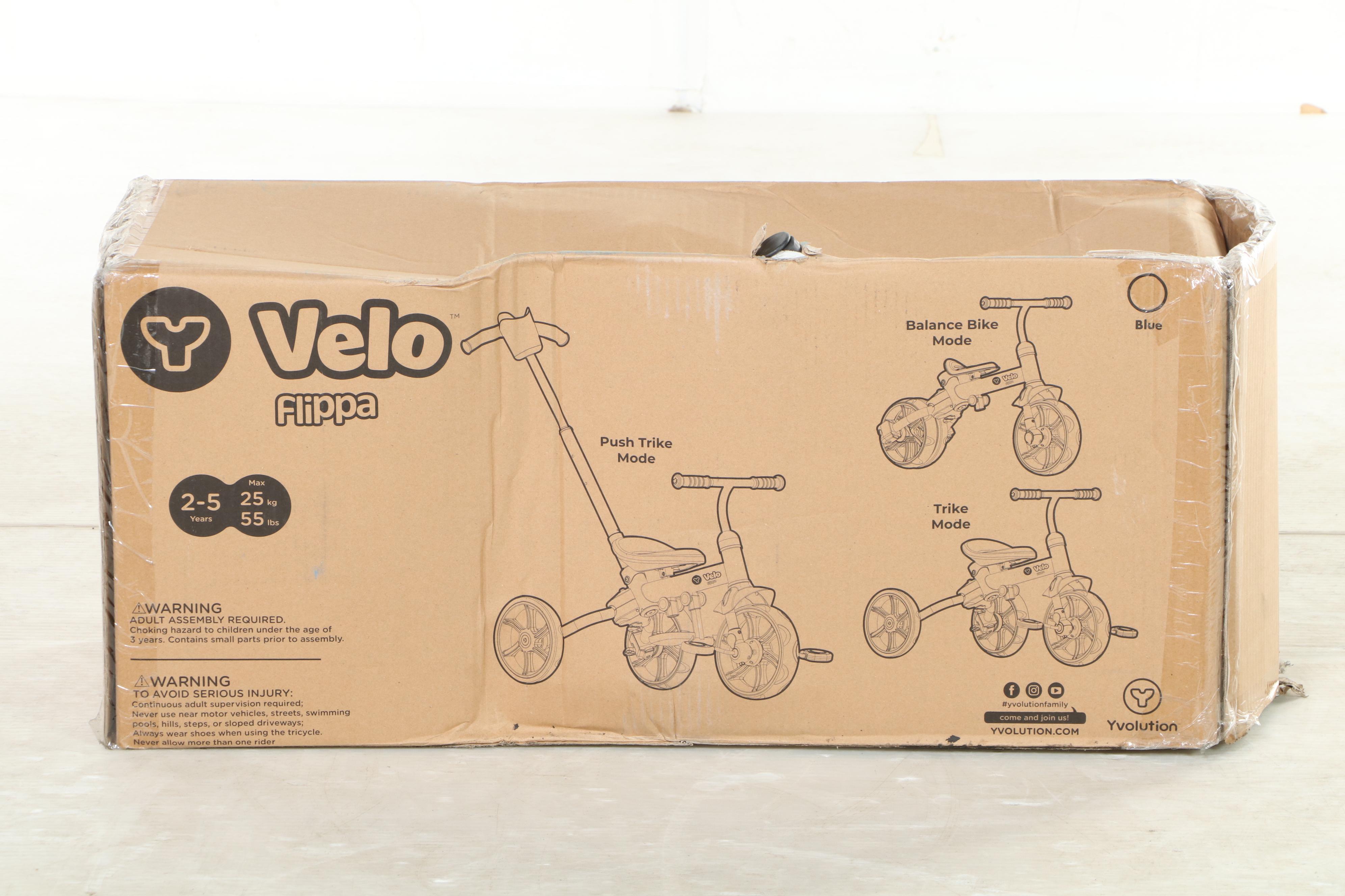 Yvolution Y Velo Flippa 4-in-1 Toddler Trike to Balance Bike