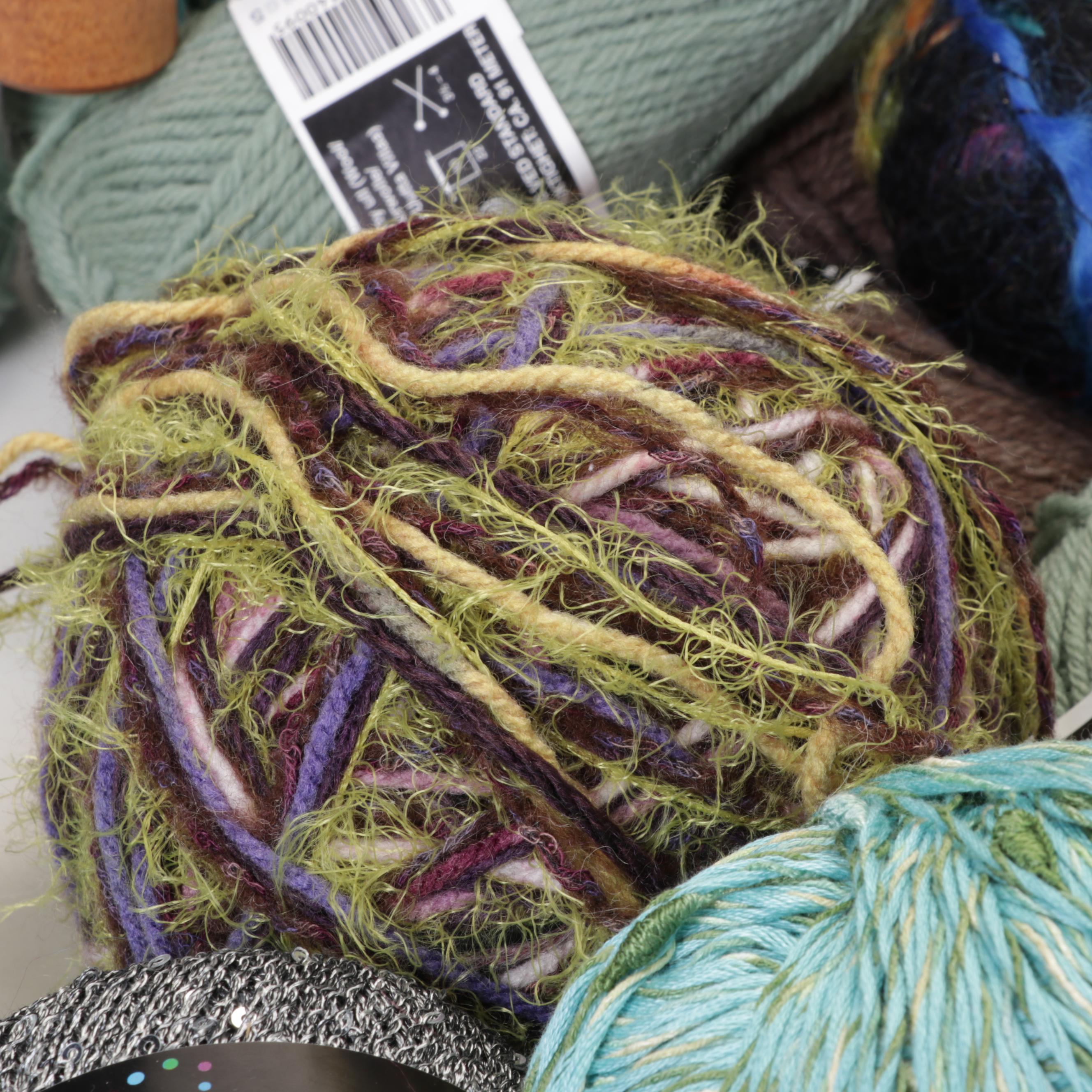 Heritage Design Co. Wooden Needlework Frame, Peer Gynt, More Designer Yarn