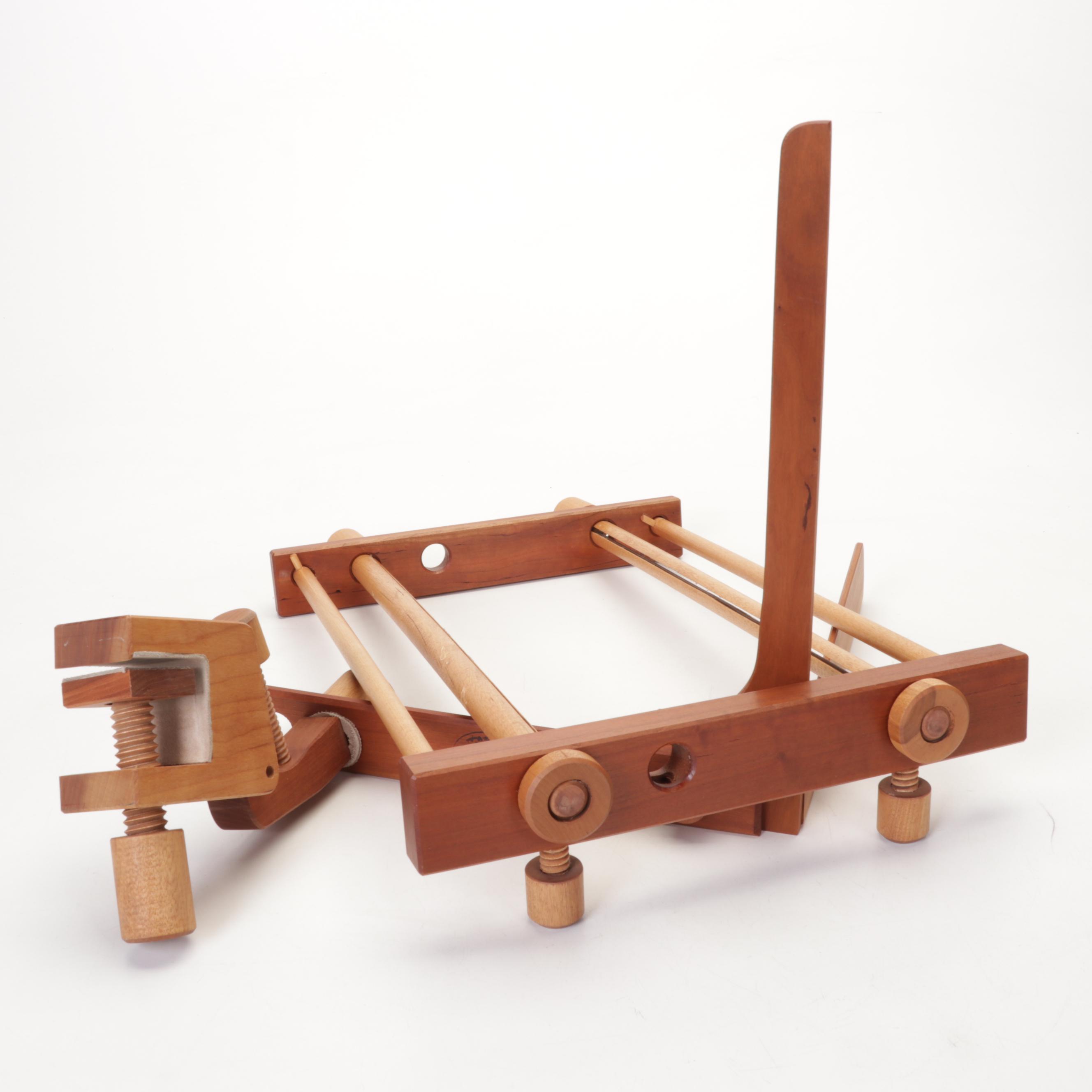 Heritage Design Co. Wooden Needlework Frame, Peer Gynt, More Designer Yarn