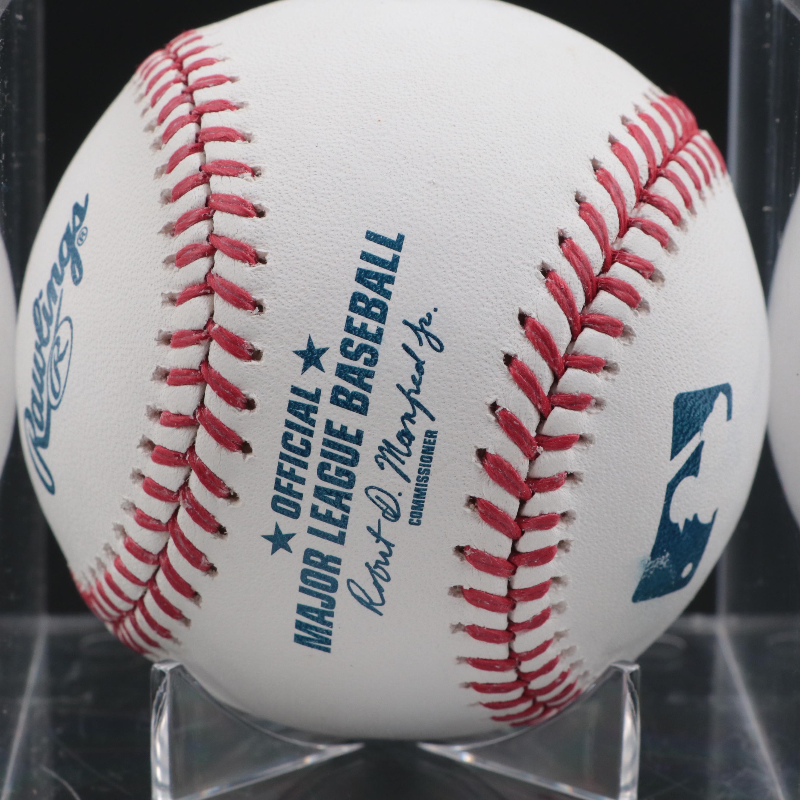 Cincinnati Reds Barry Larkin Signed Rawlings Baseball