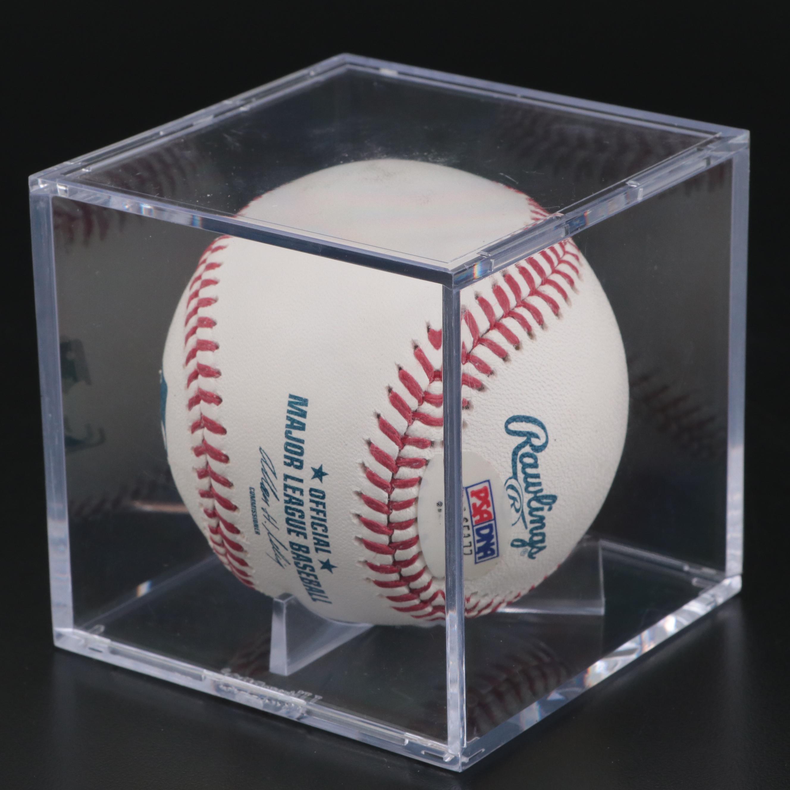 Magic Johnson Signed Rawlings Major League Baseball