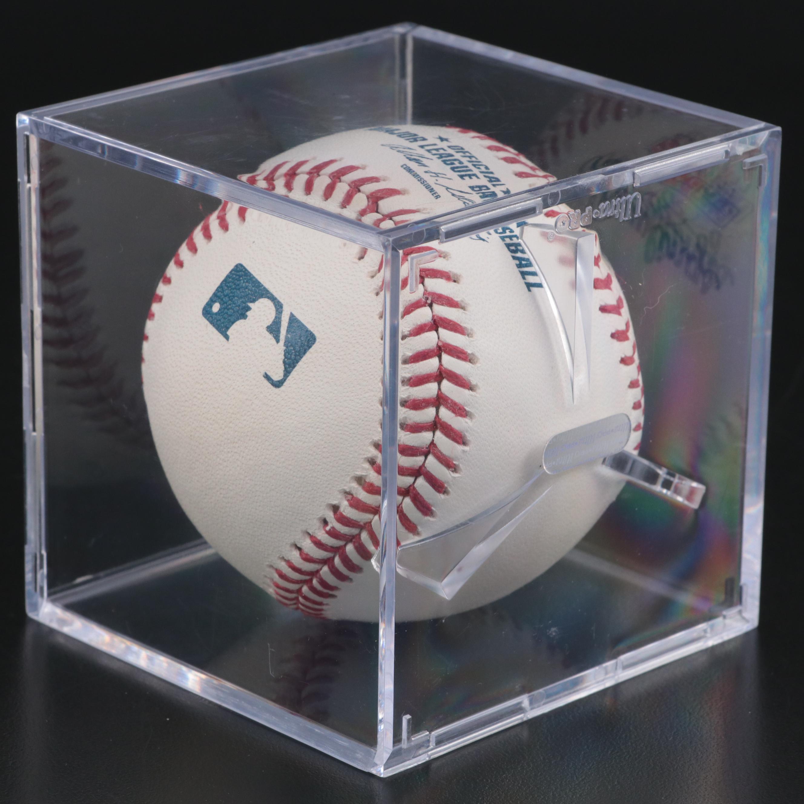 Magic Johnson Signed Rawlings Major League Baseball