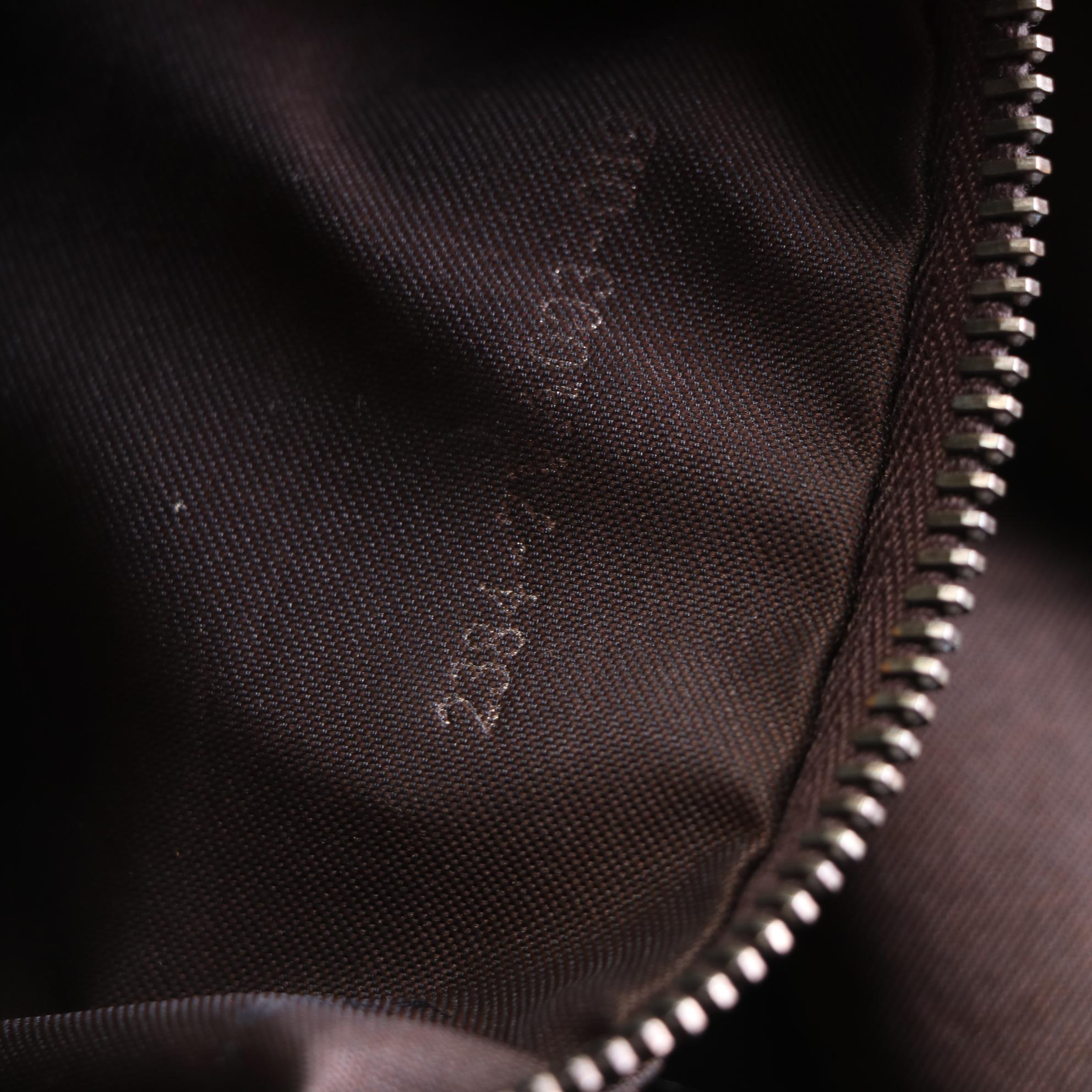 Fendi Zucca Canvas and Leather Shoulder Bag