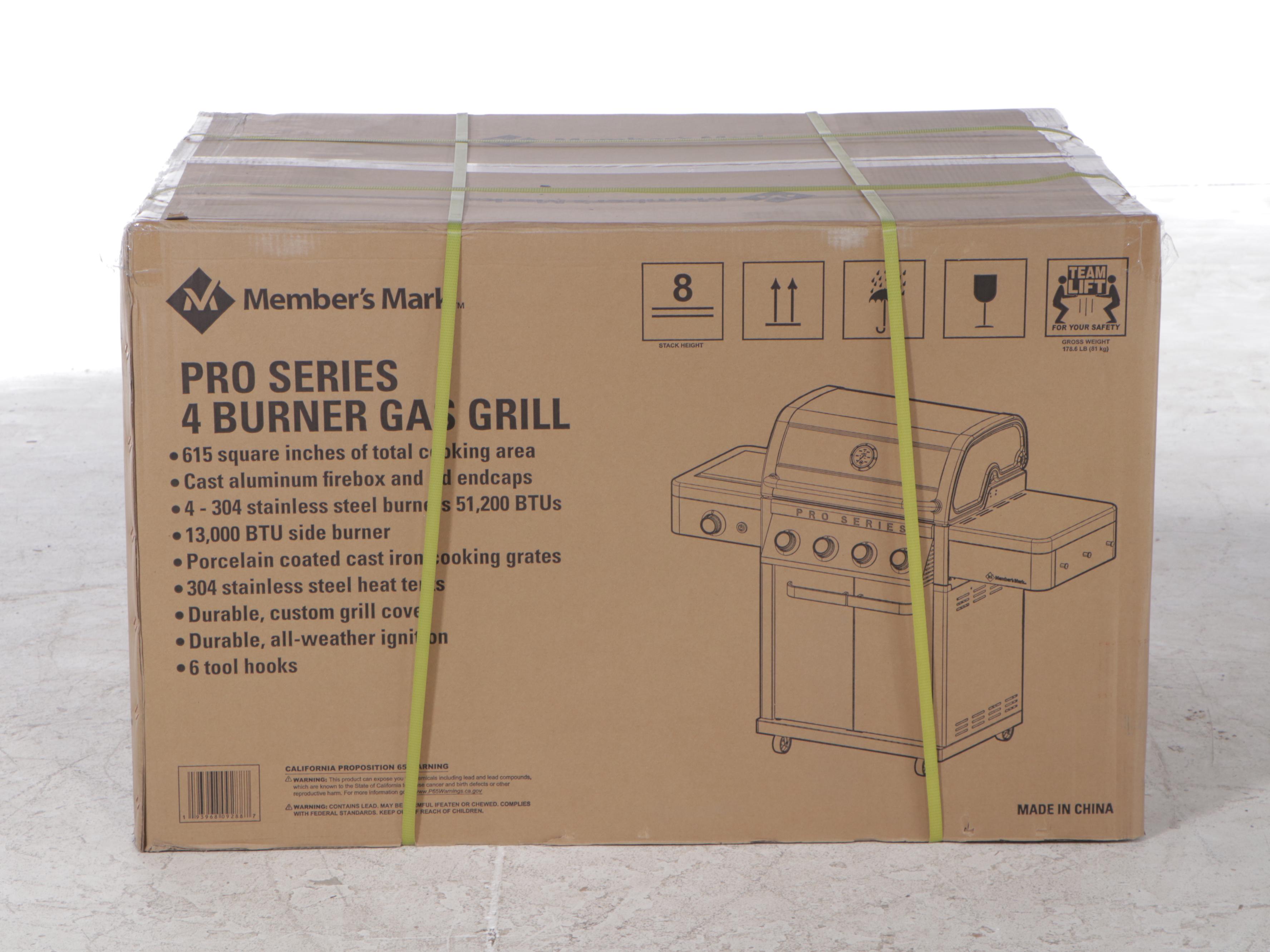 Member's Mark Pro Series Four-Burner Gas Grill