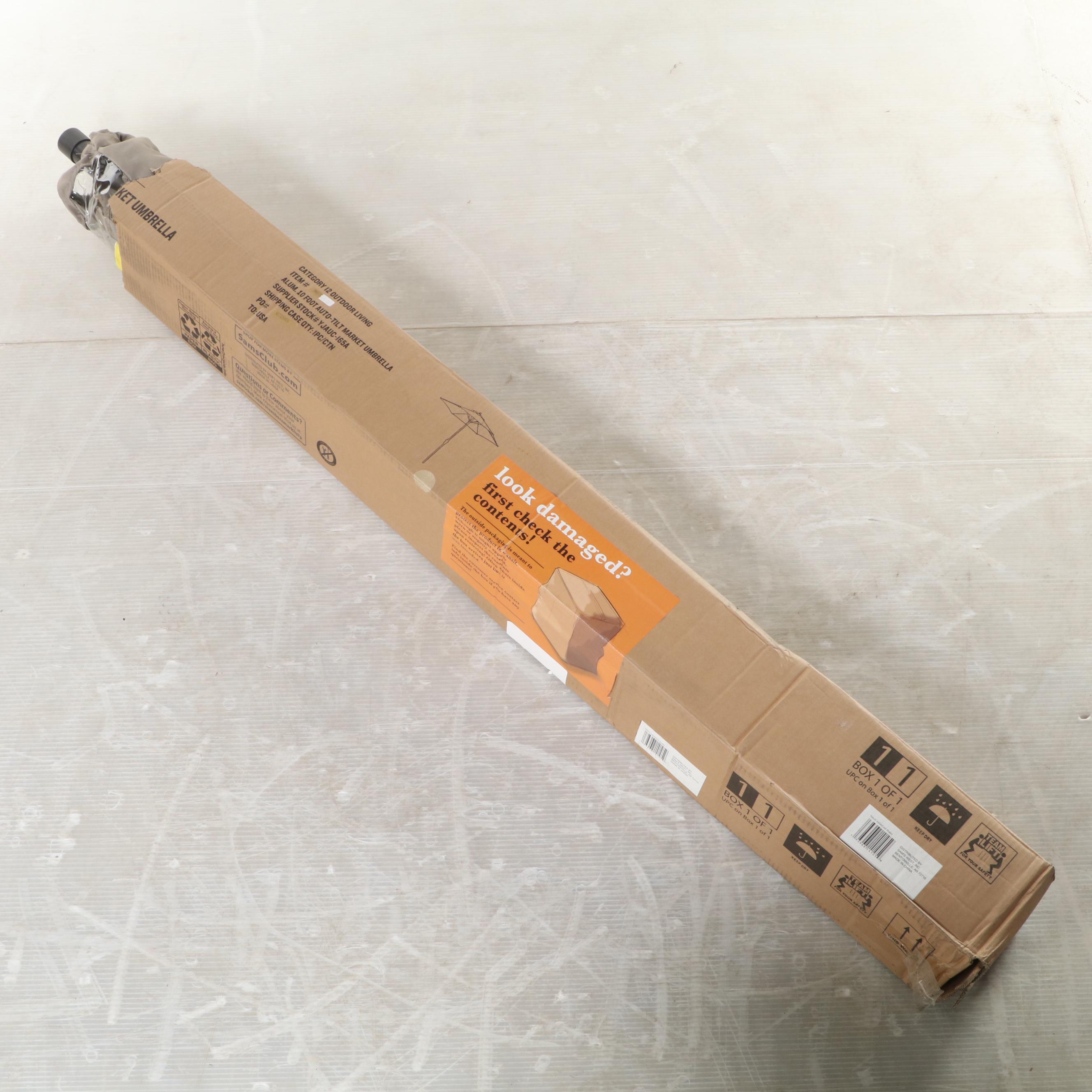 SunVilla 10' Auto-Tilt Market Umbrella