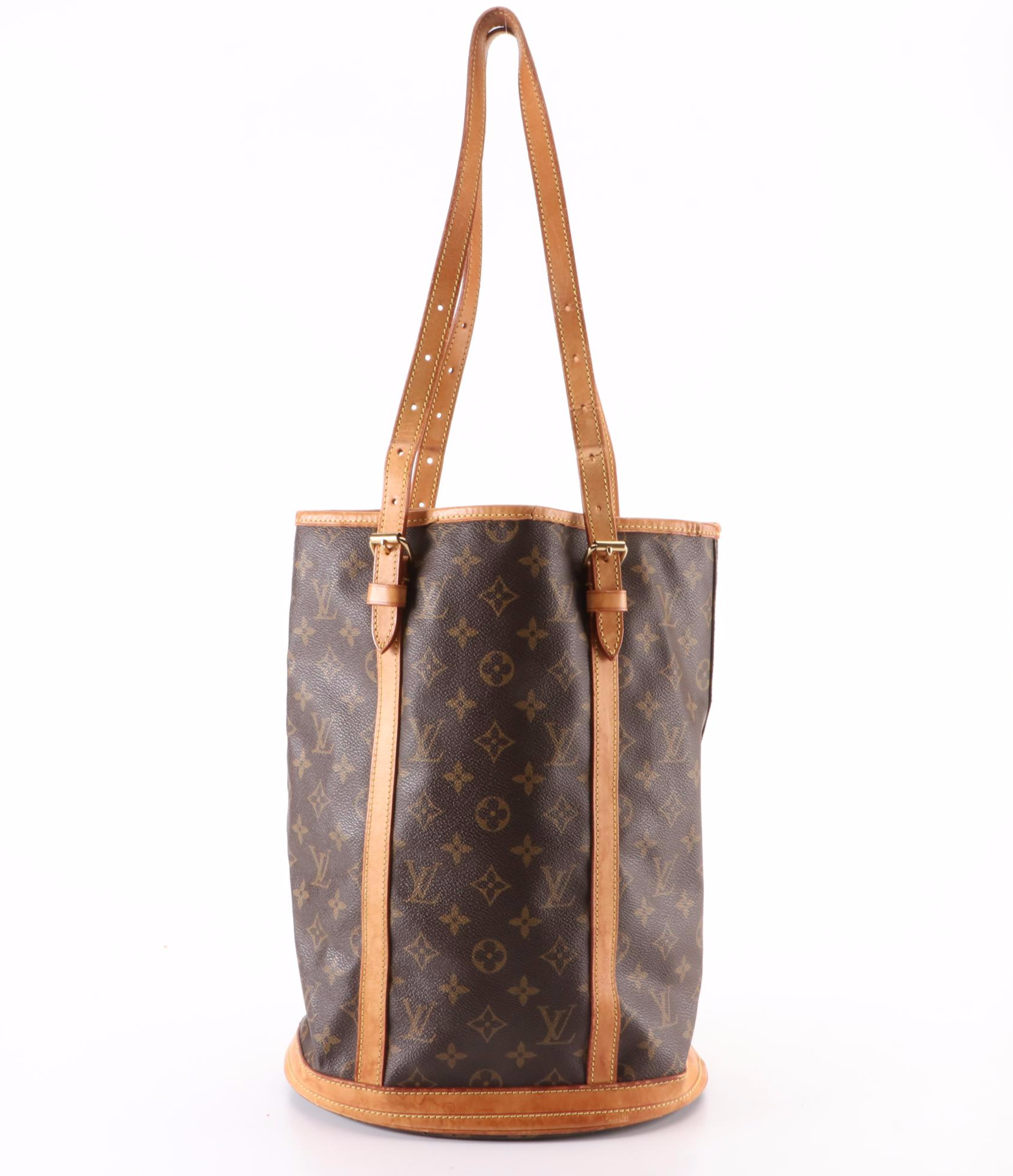 Louis Vuitton Bucket Bag in Monogram Canvas and Vachetta Leather
