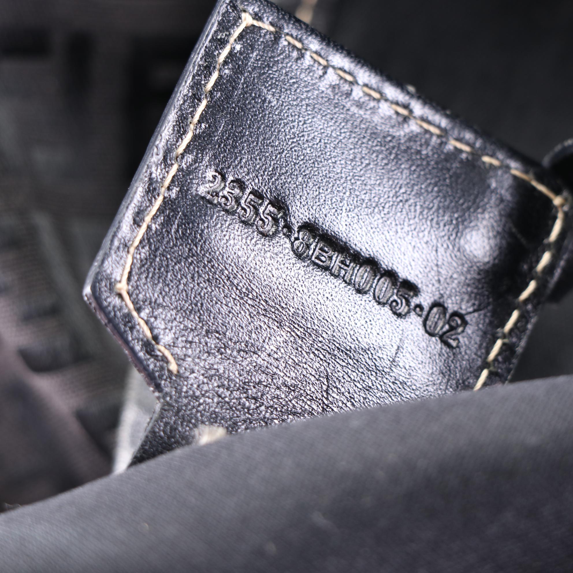 Fendi Zucca Canvas and Leather Bag