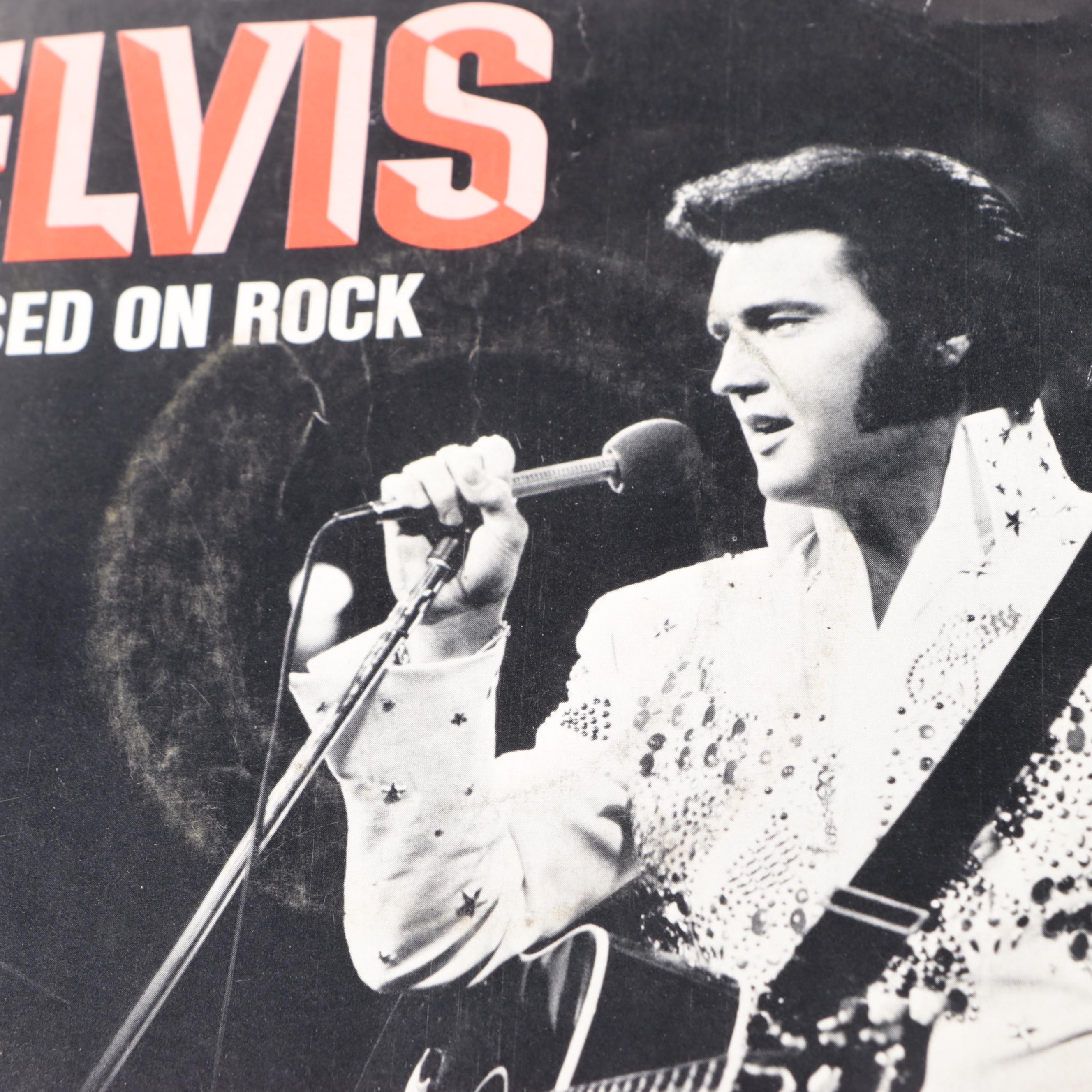 Elvis Presley Record Singles with "Motion Picture" Fold-Out Poster Magazine