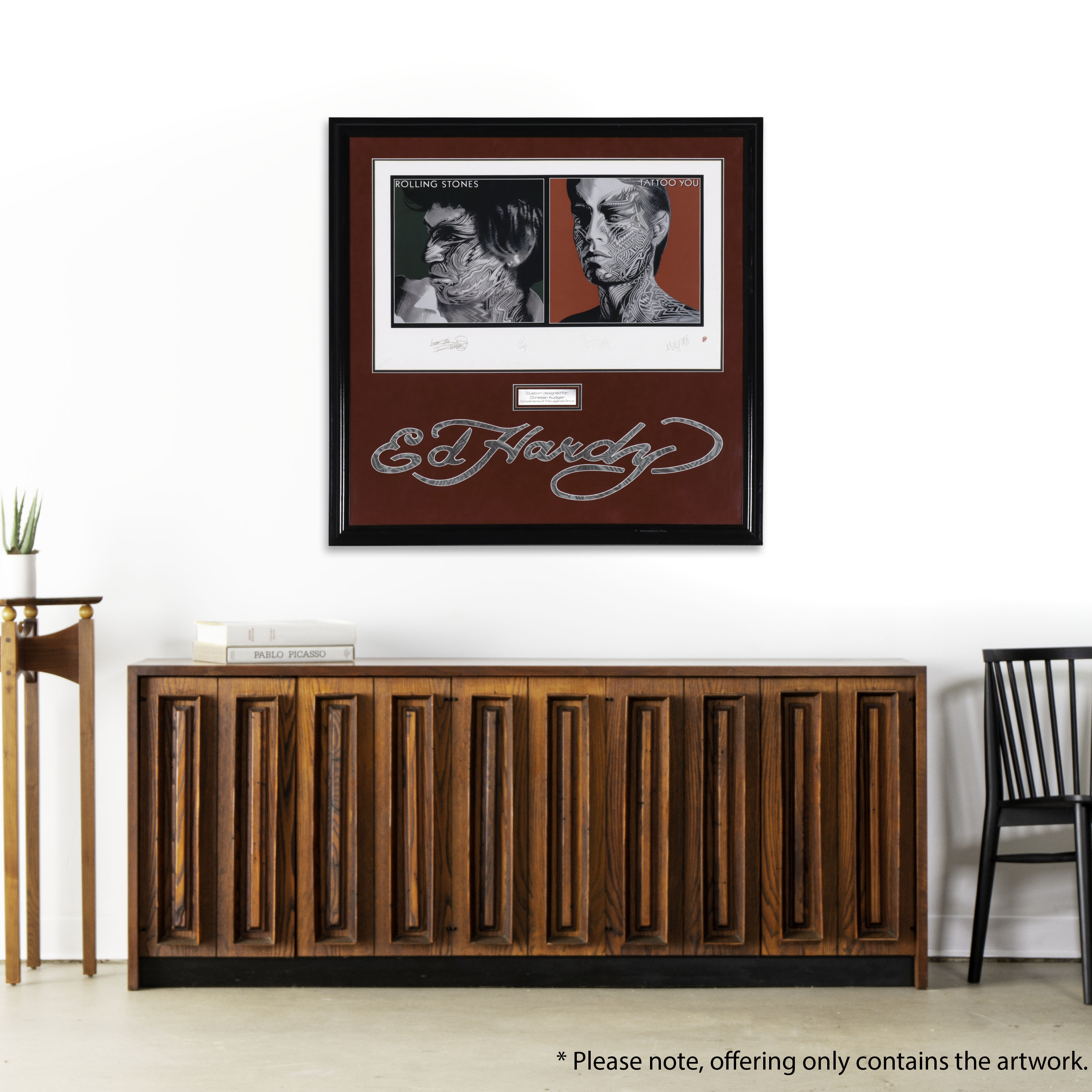 Rolling Stones Album Cover Poster After Christian Audigier "Tattoo You"