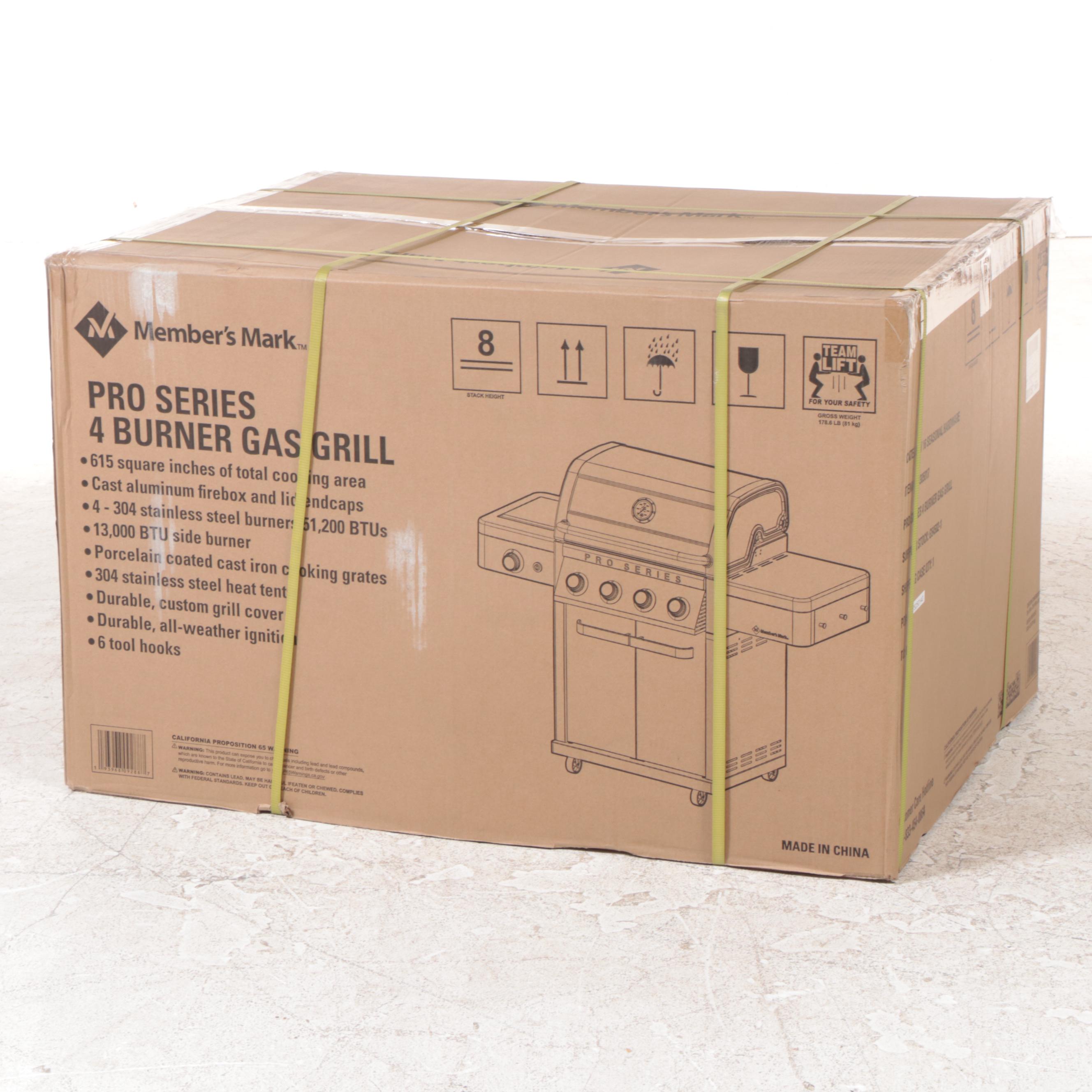 Member's Mark Pro Series Four-Burner Gas Grill