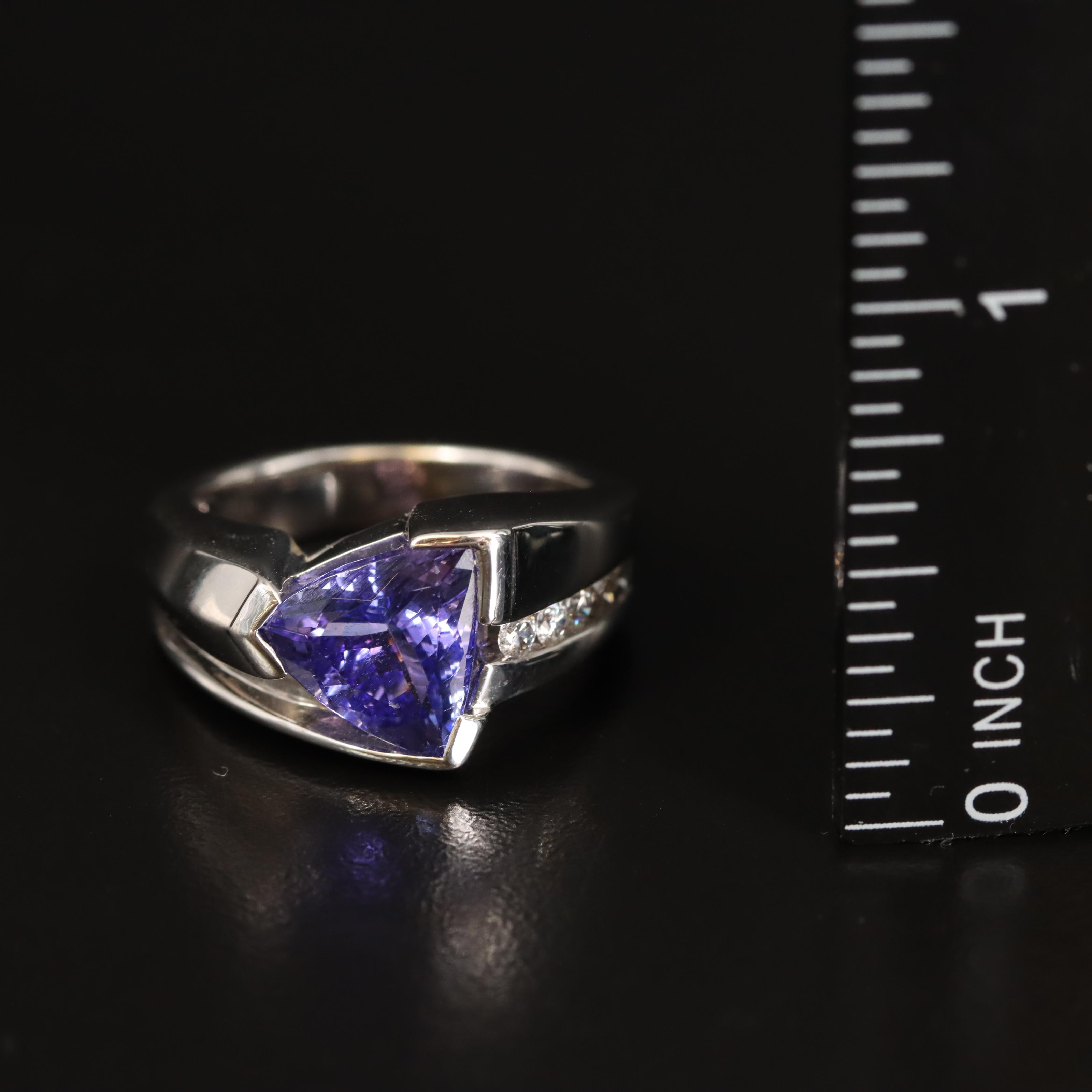 14K Tanzanite and Diamond Ring