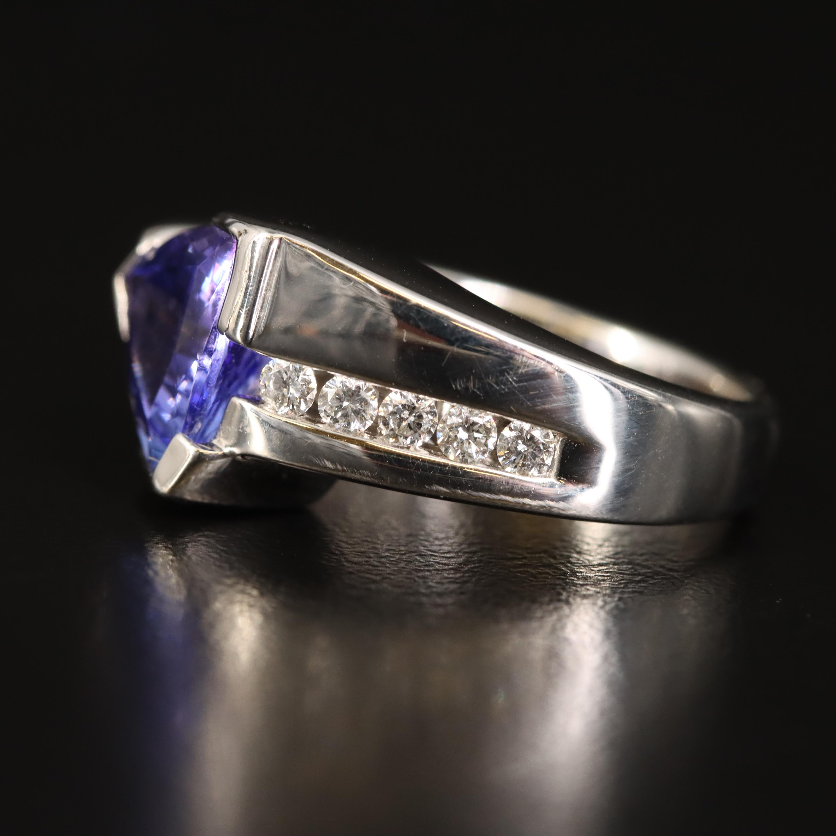 14K Tanzanite and Diamond Ring