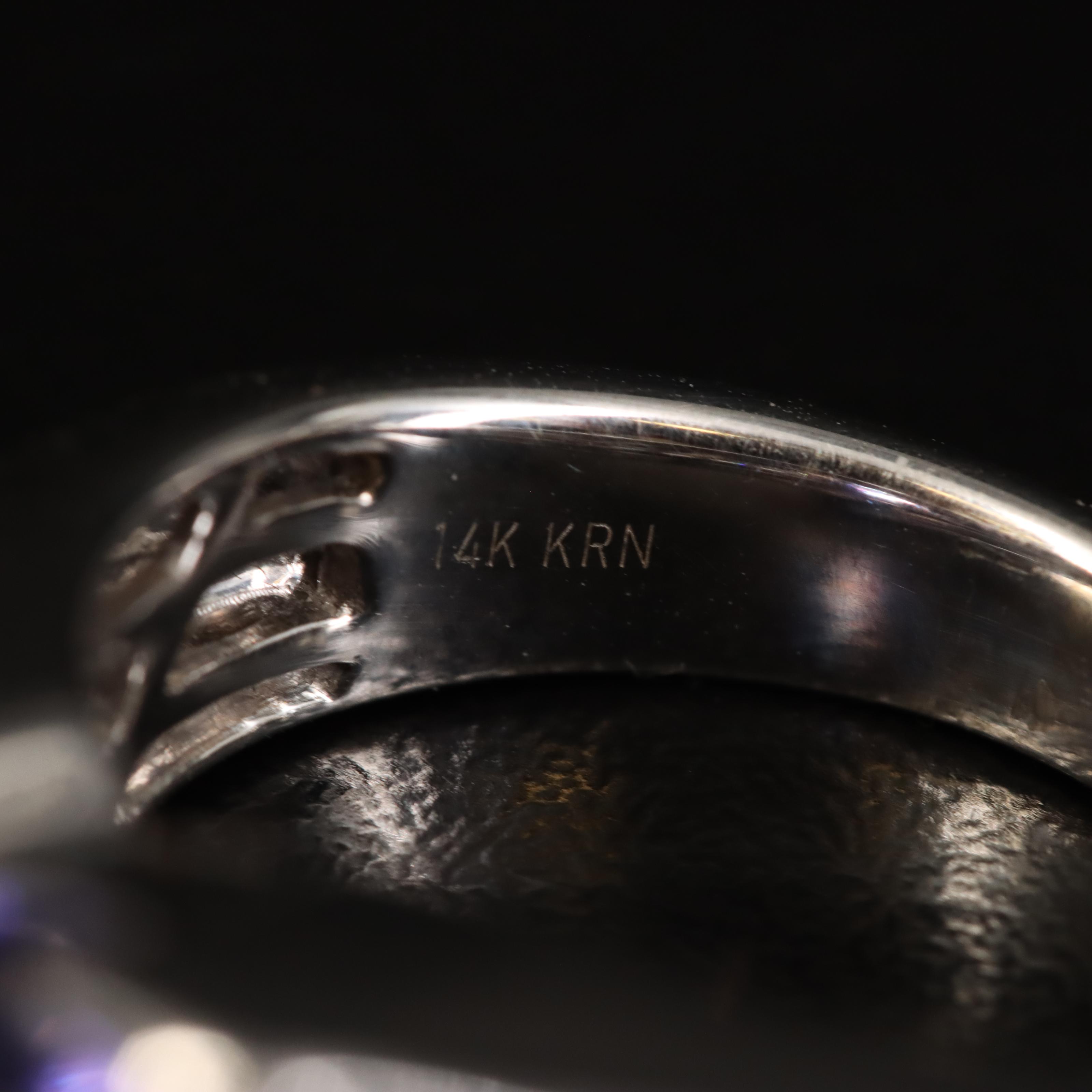 14K Tanzanite and Diamond Ring