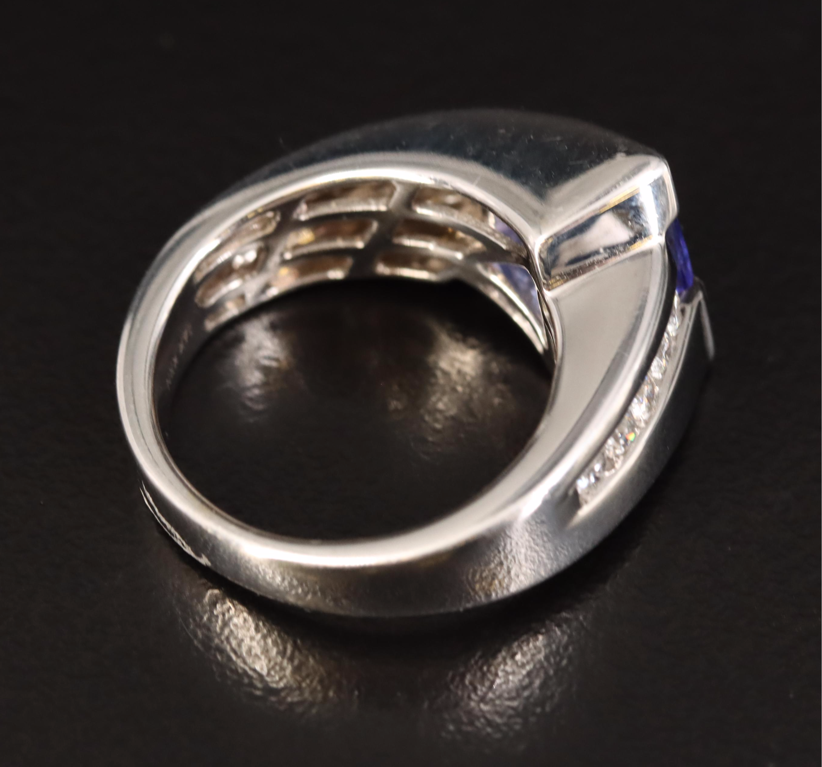 14K Tanzanite and Diamond Ring