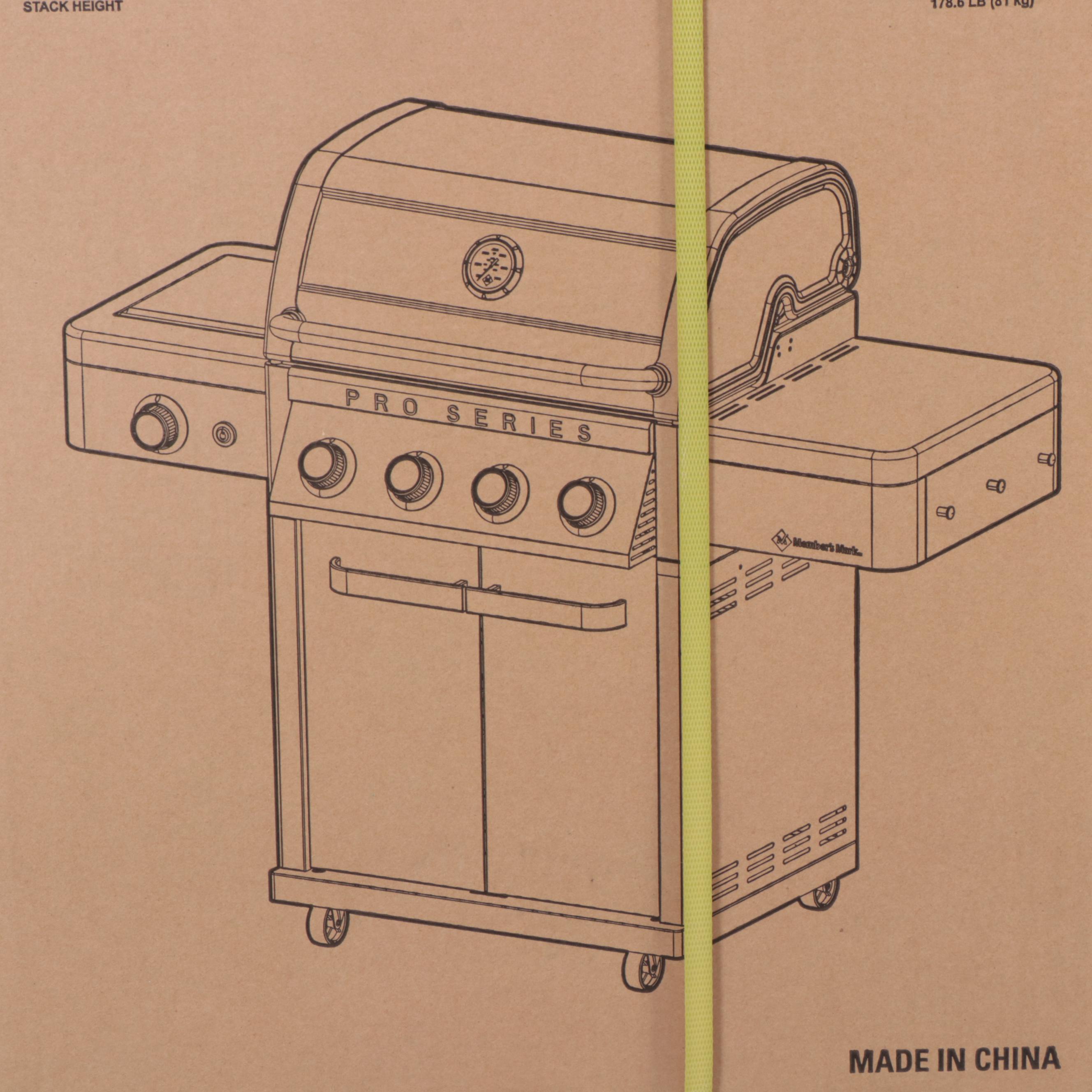 Member's Mark Pro Series Four-Burner Gas Grill