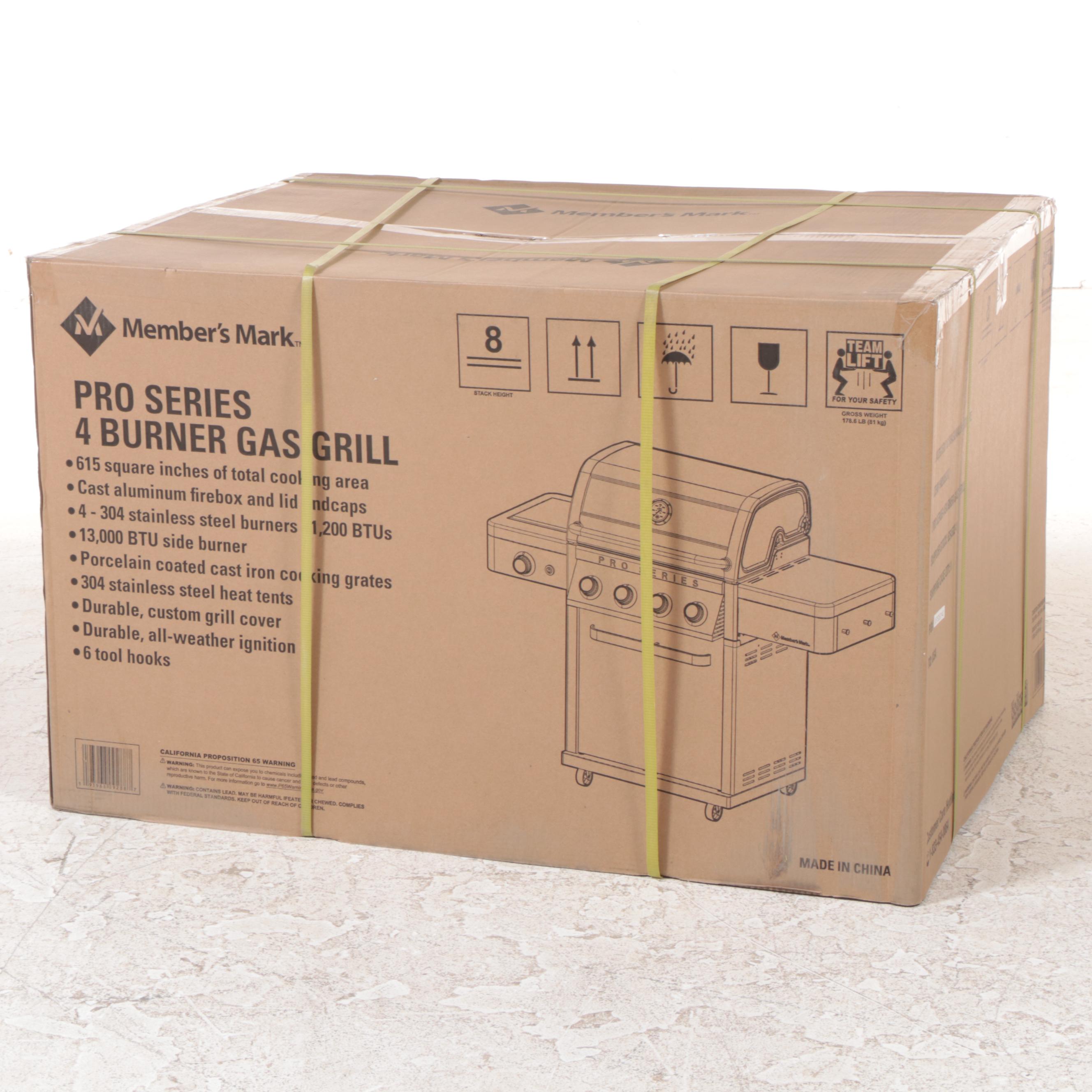 Member's Mark Pro Series Four-Burner Gas Grill