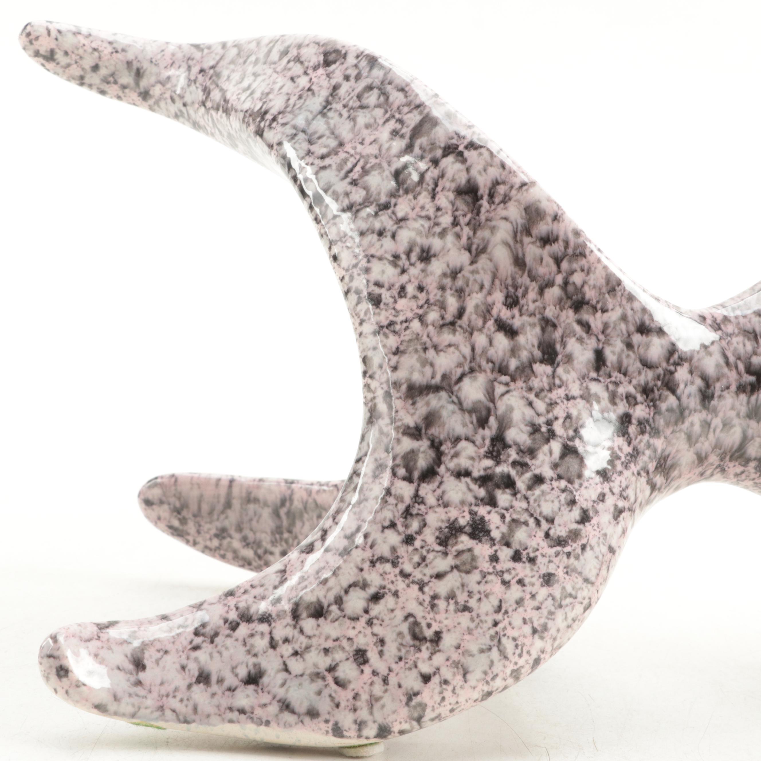 Ceramic Goldfish Figurine, 1980