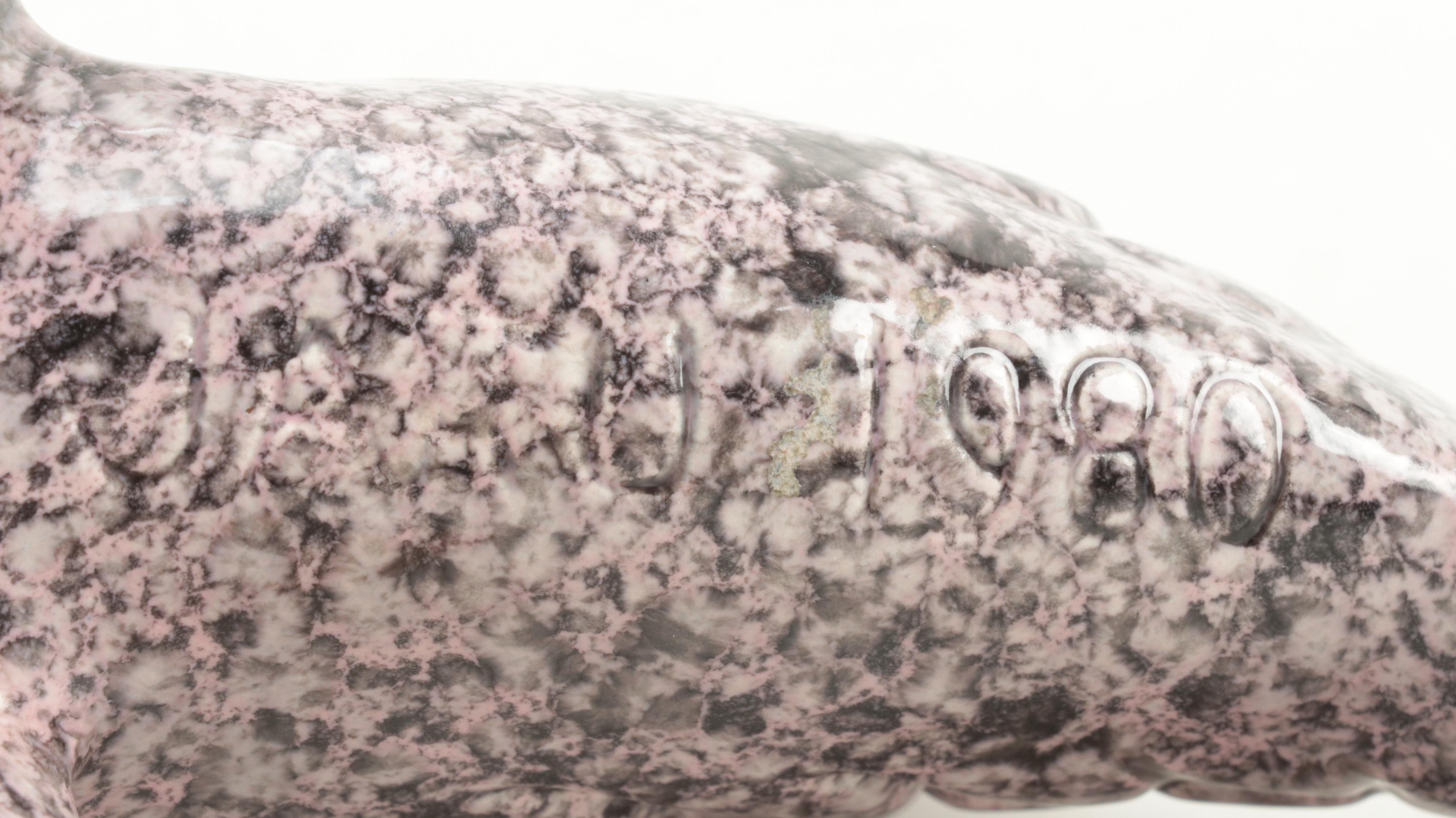 Ceramic Goldfish Figurine, 1980