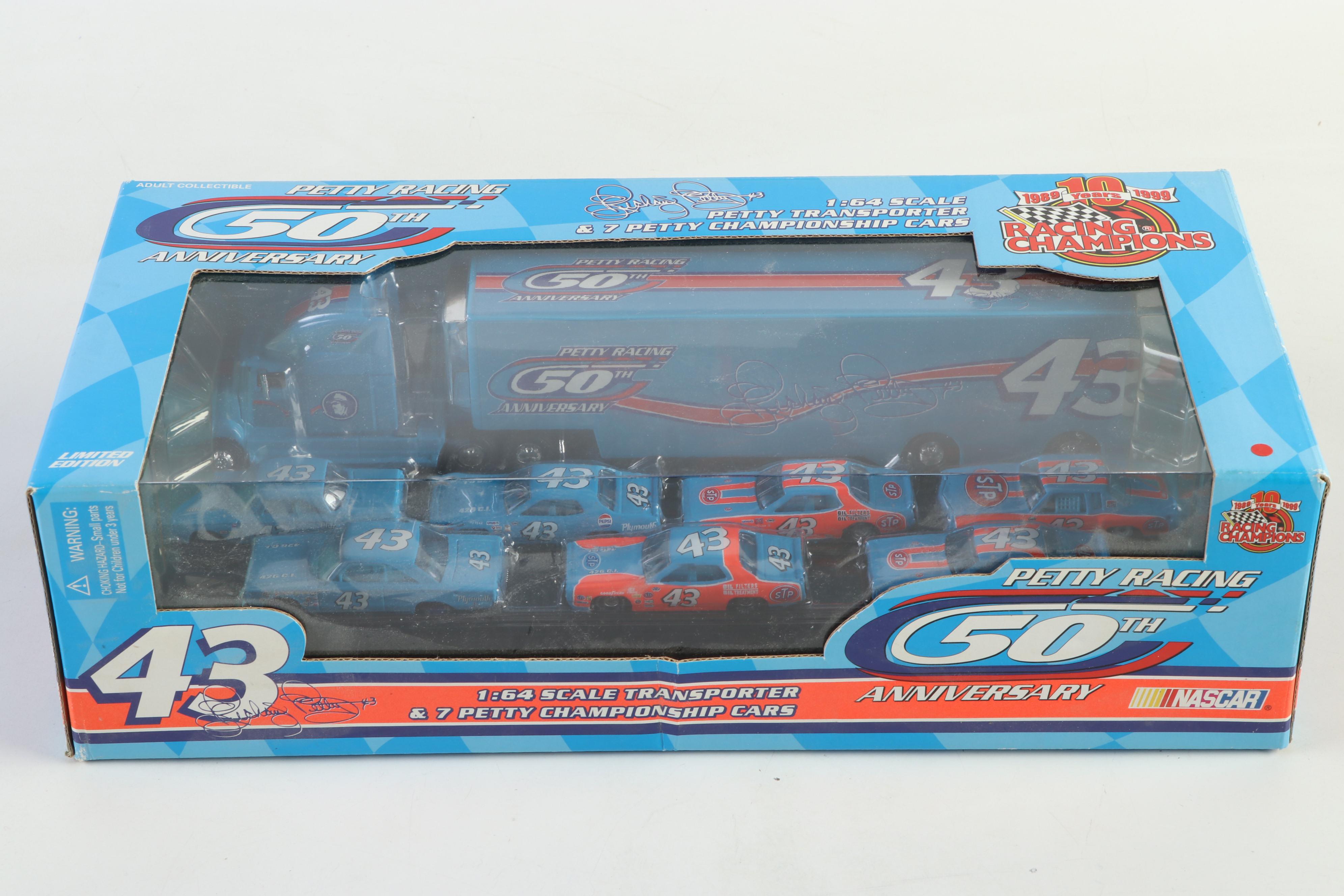 Racing Champions, Mattel, and Other NASCAR Richard Petty Diecast Stock Cars