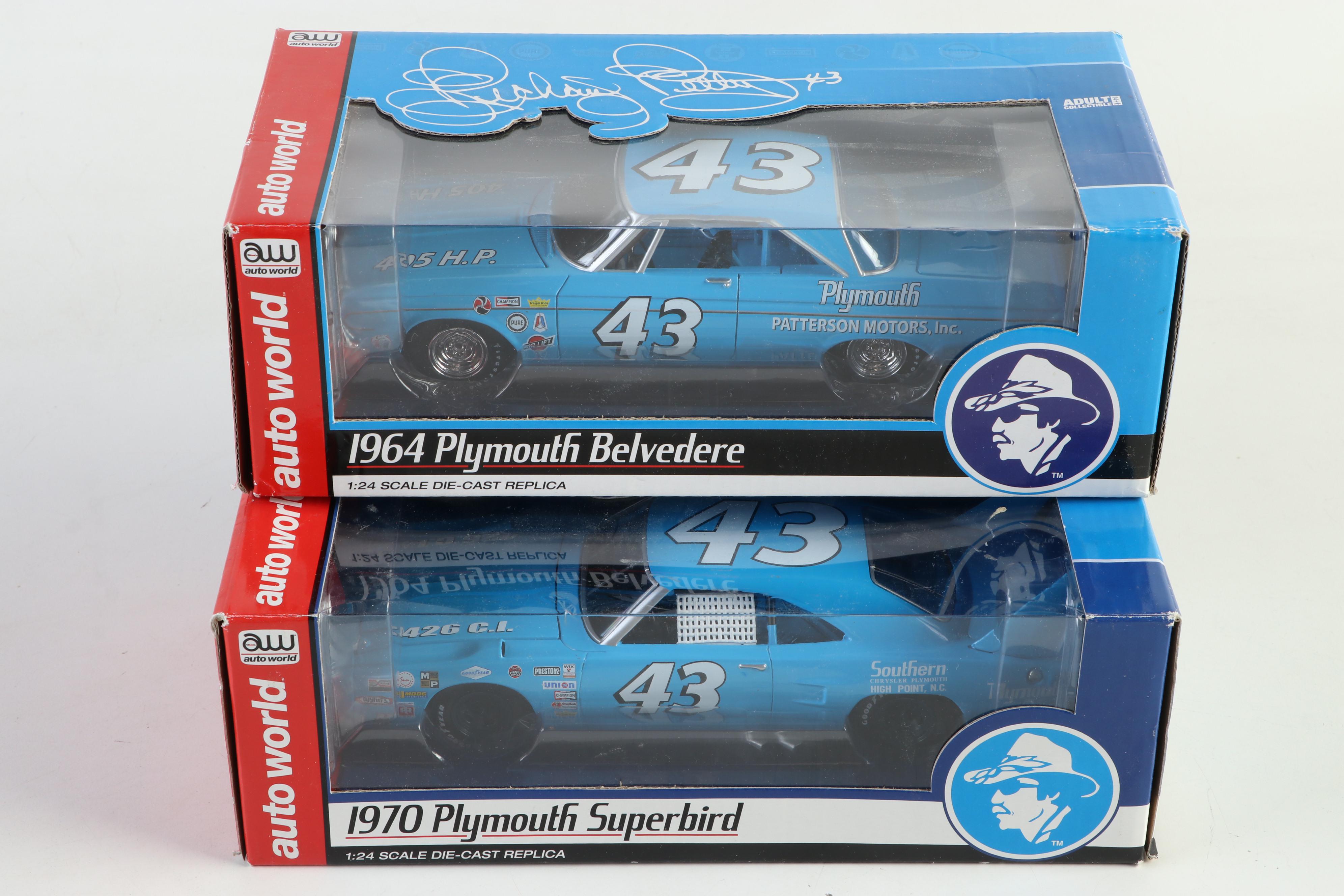 Racing Champions, Mattel, and Other NASCAR Richard Petty Diecast Stock Cars