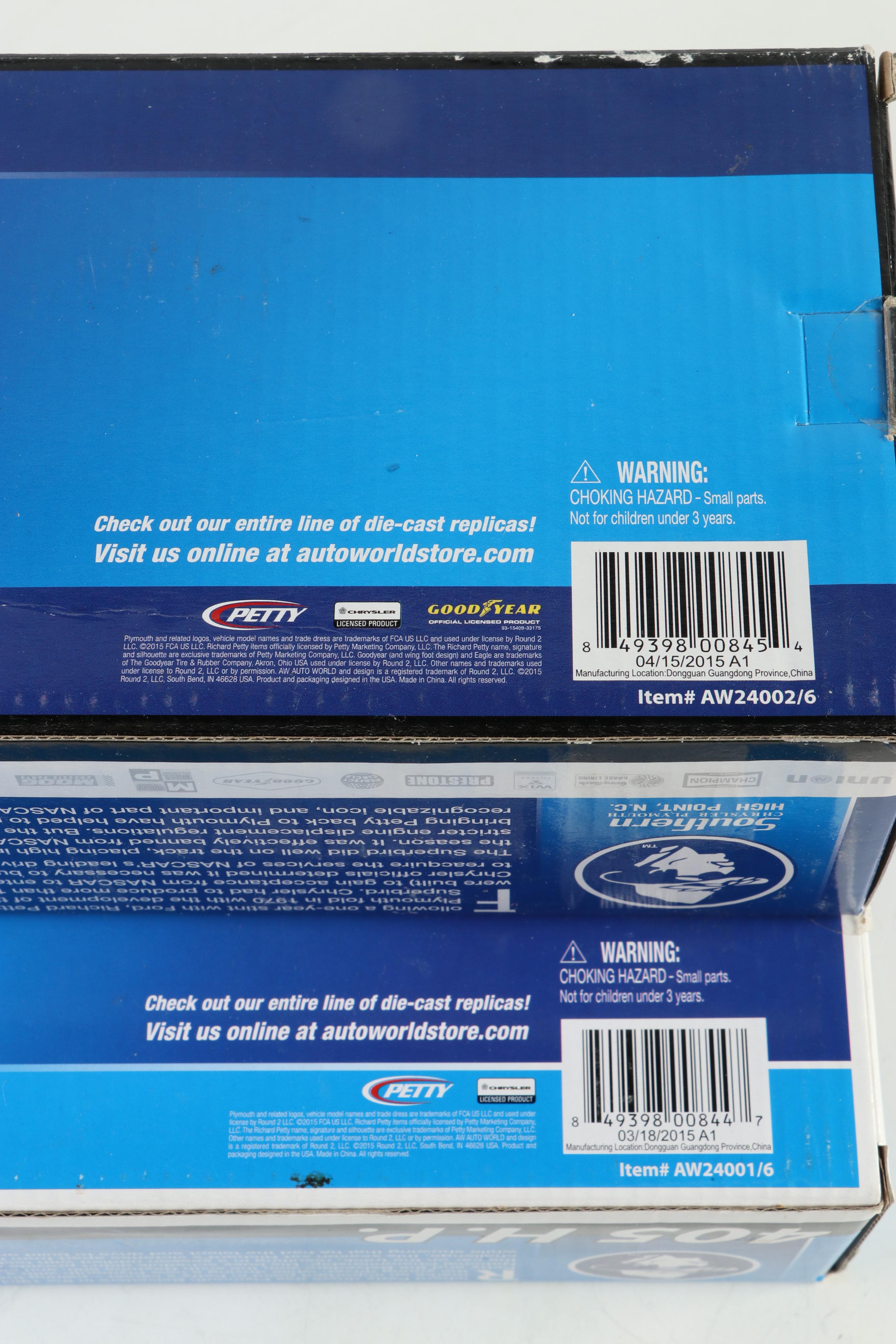 Racing Champions, Mattel, and Other NASCAR Richard Petty Diecast Stock Cars