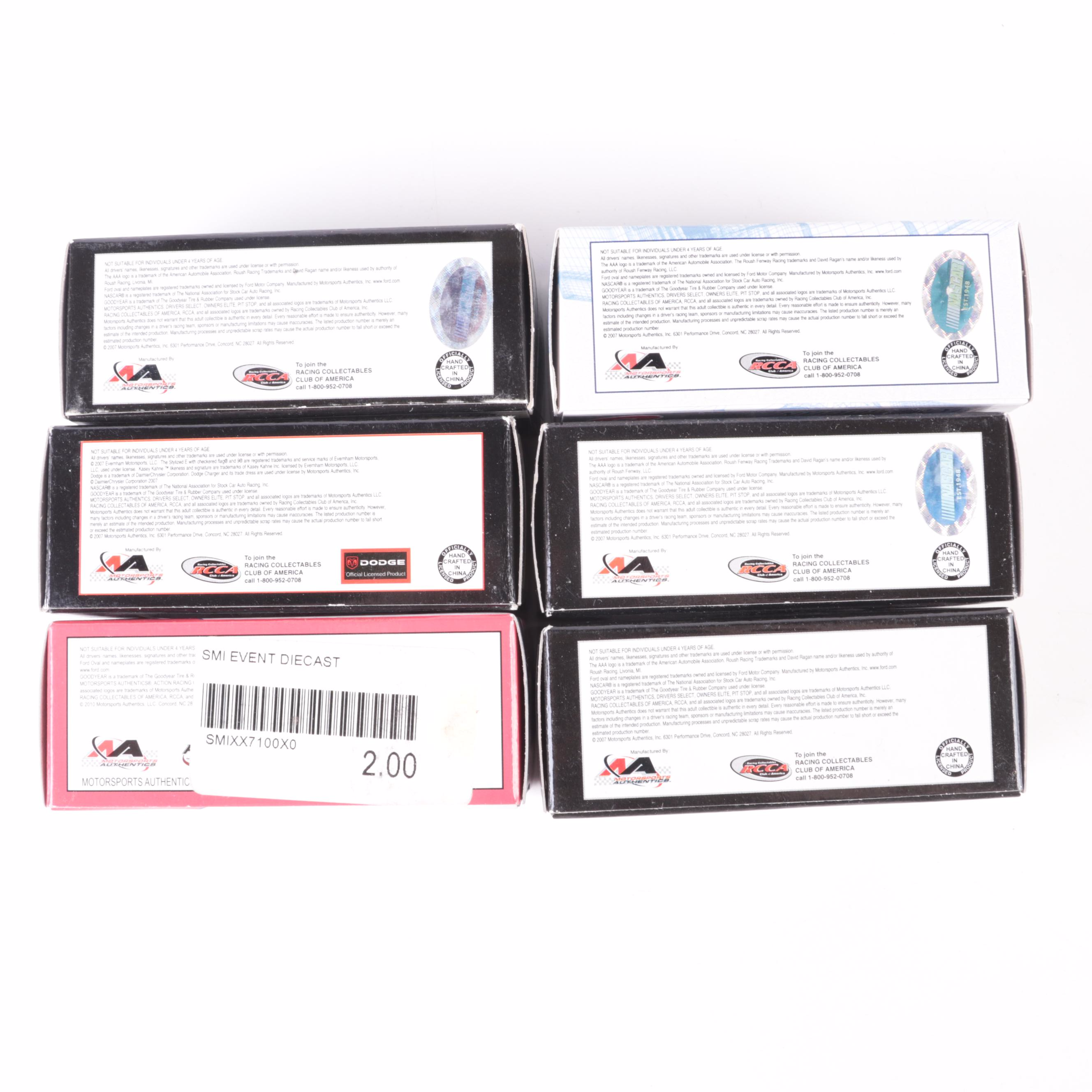 Racing Collectibles NASCAR Diecast Stock Cars Including Denny Hamlin