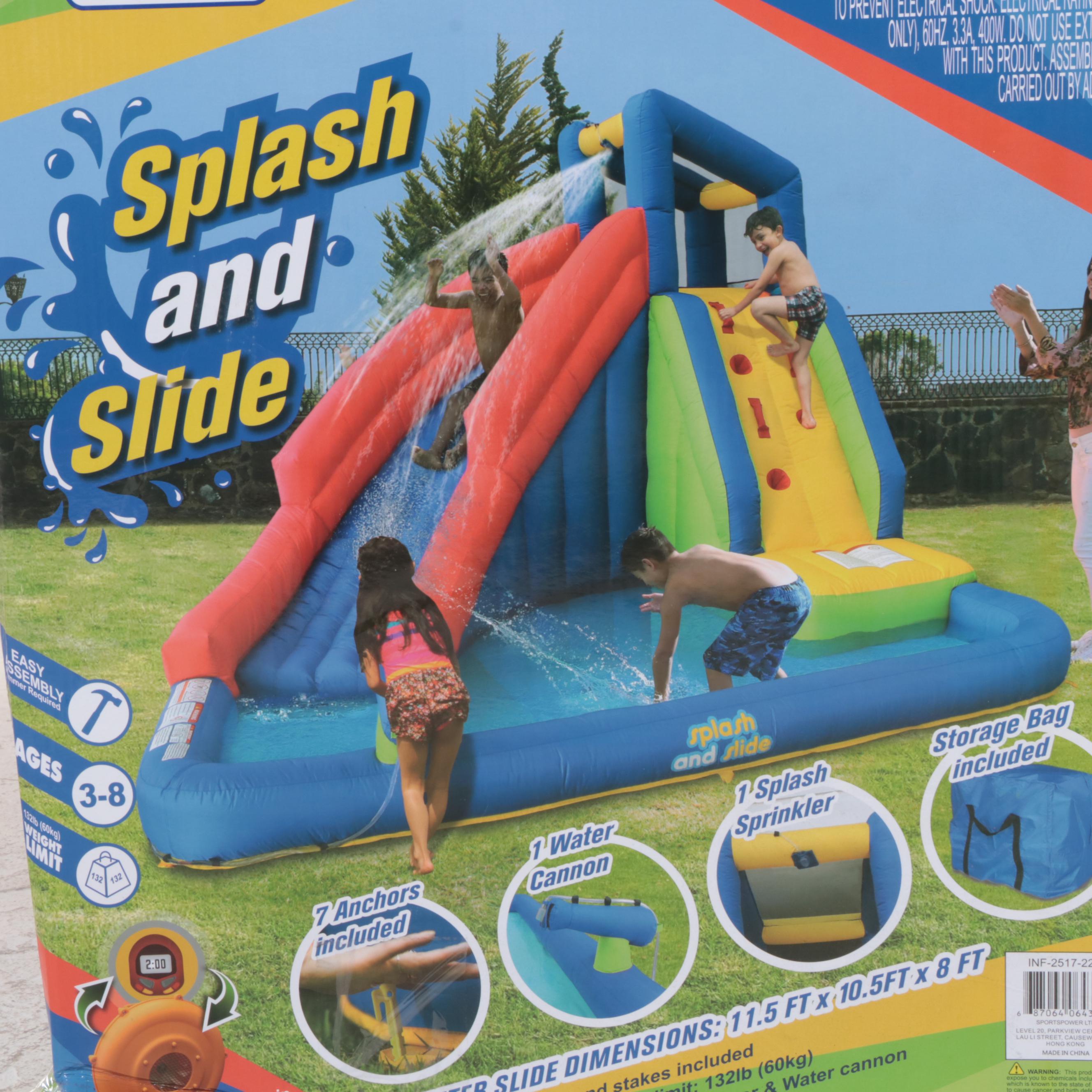 Sportspower My First Waterslide Splash and Slide