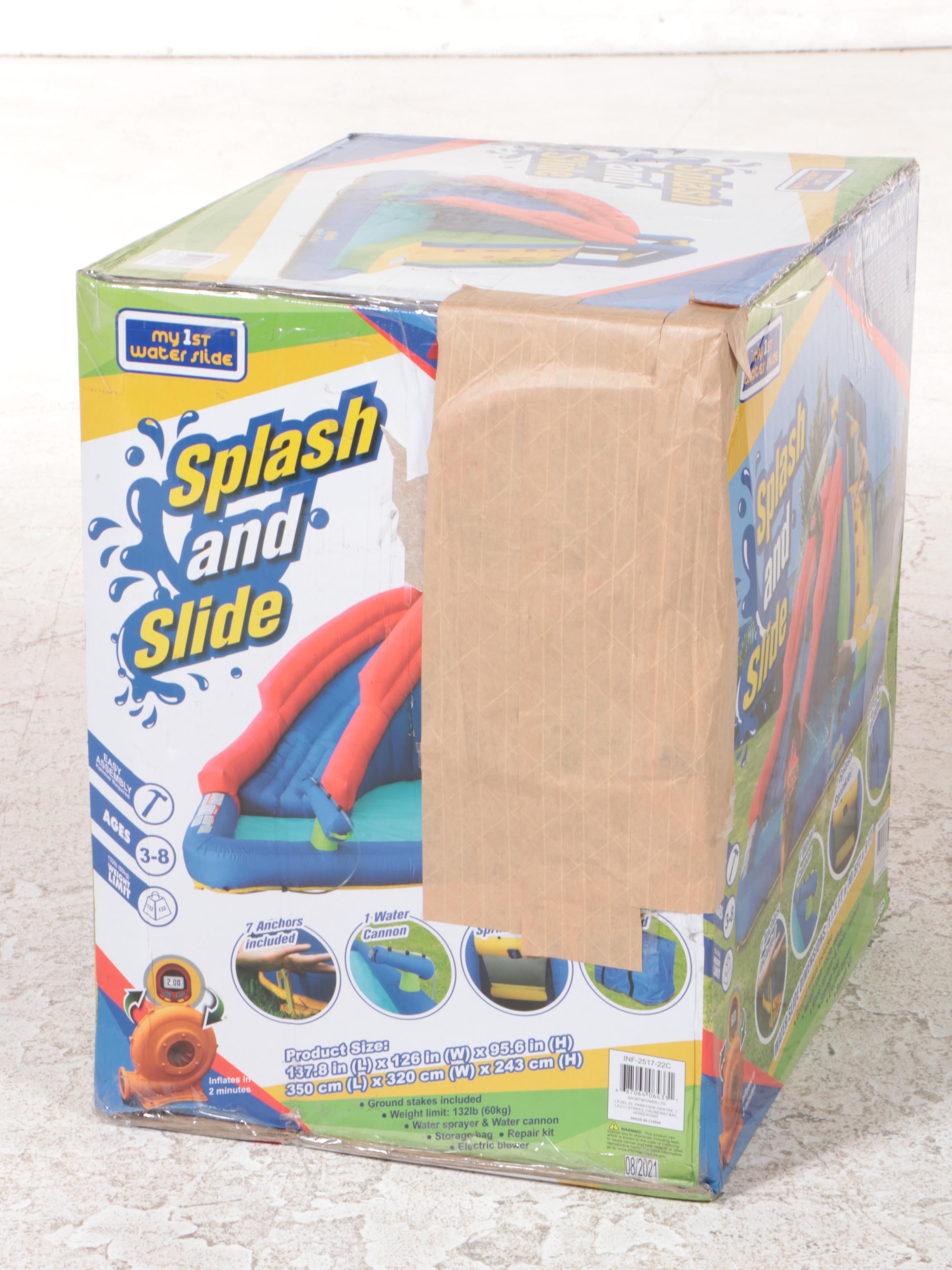 Sportspower My First Waterslide Splash and Slide