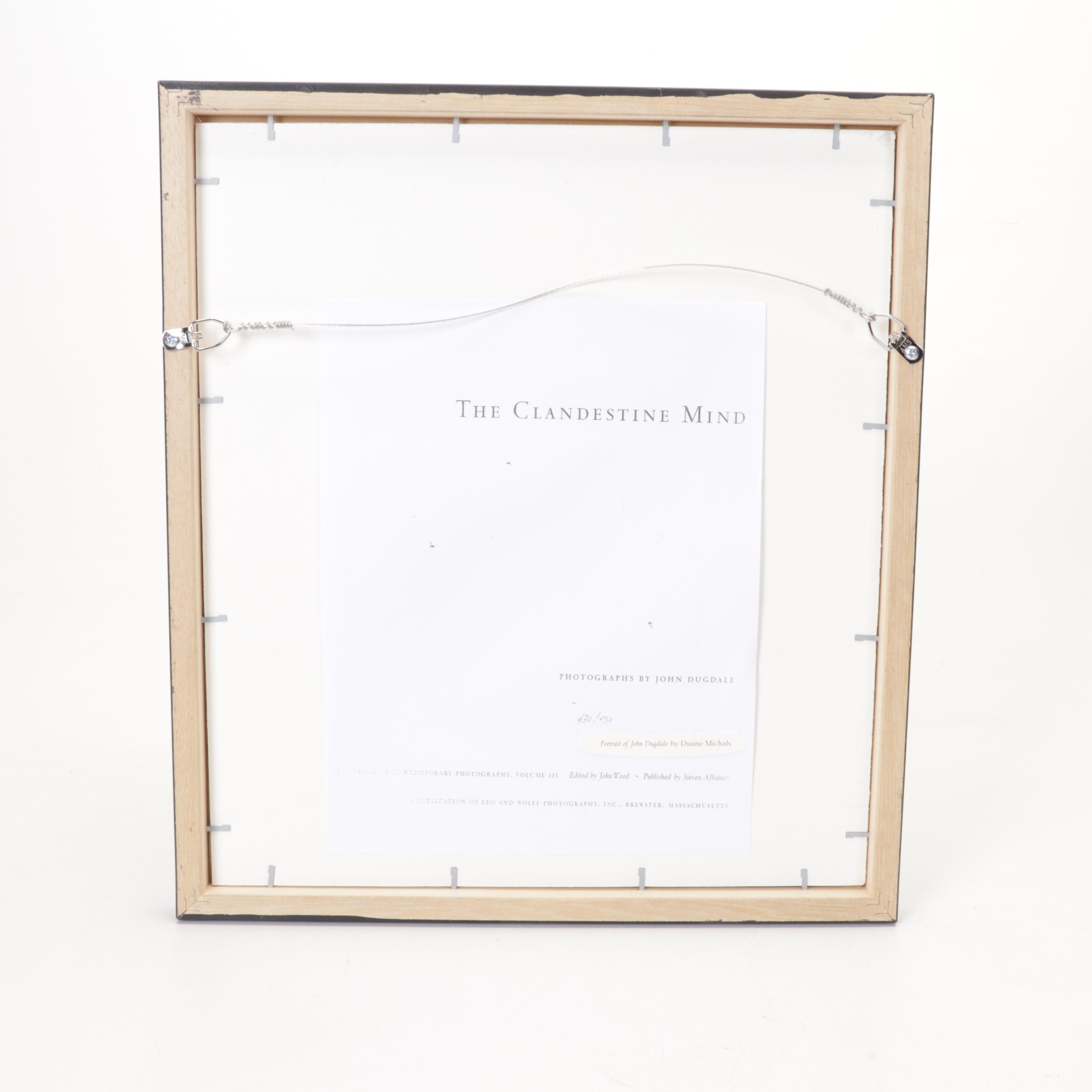 Duane Michals Photogravure "Portrait of John Dugdale," 2002