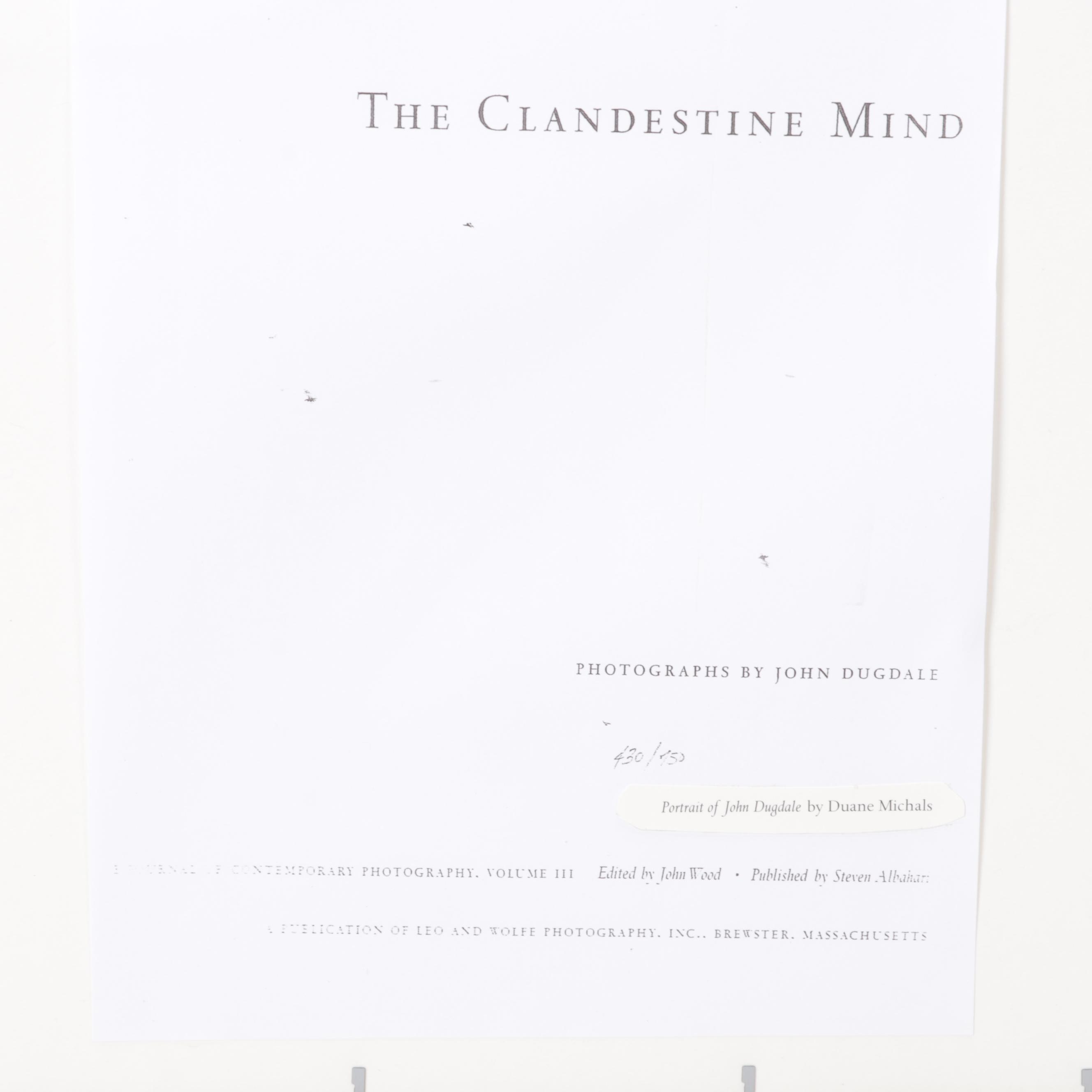 Duane Michals Photogravure "Portrait of John Dugdale," 2002