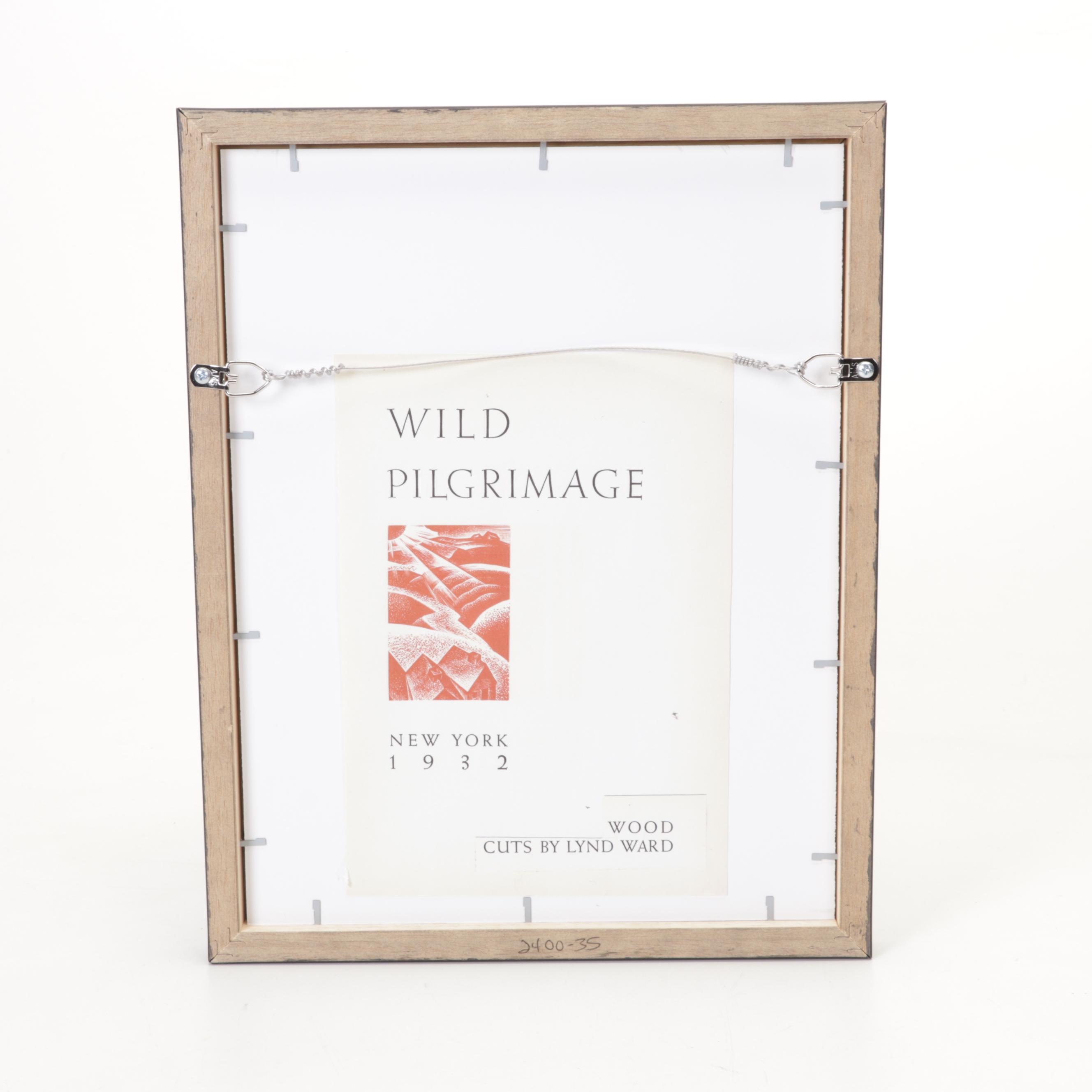 Lynd Ward Art Deco Woodcut From "Wild Pilgrimage," 1932