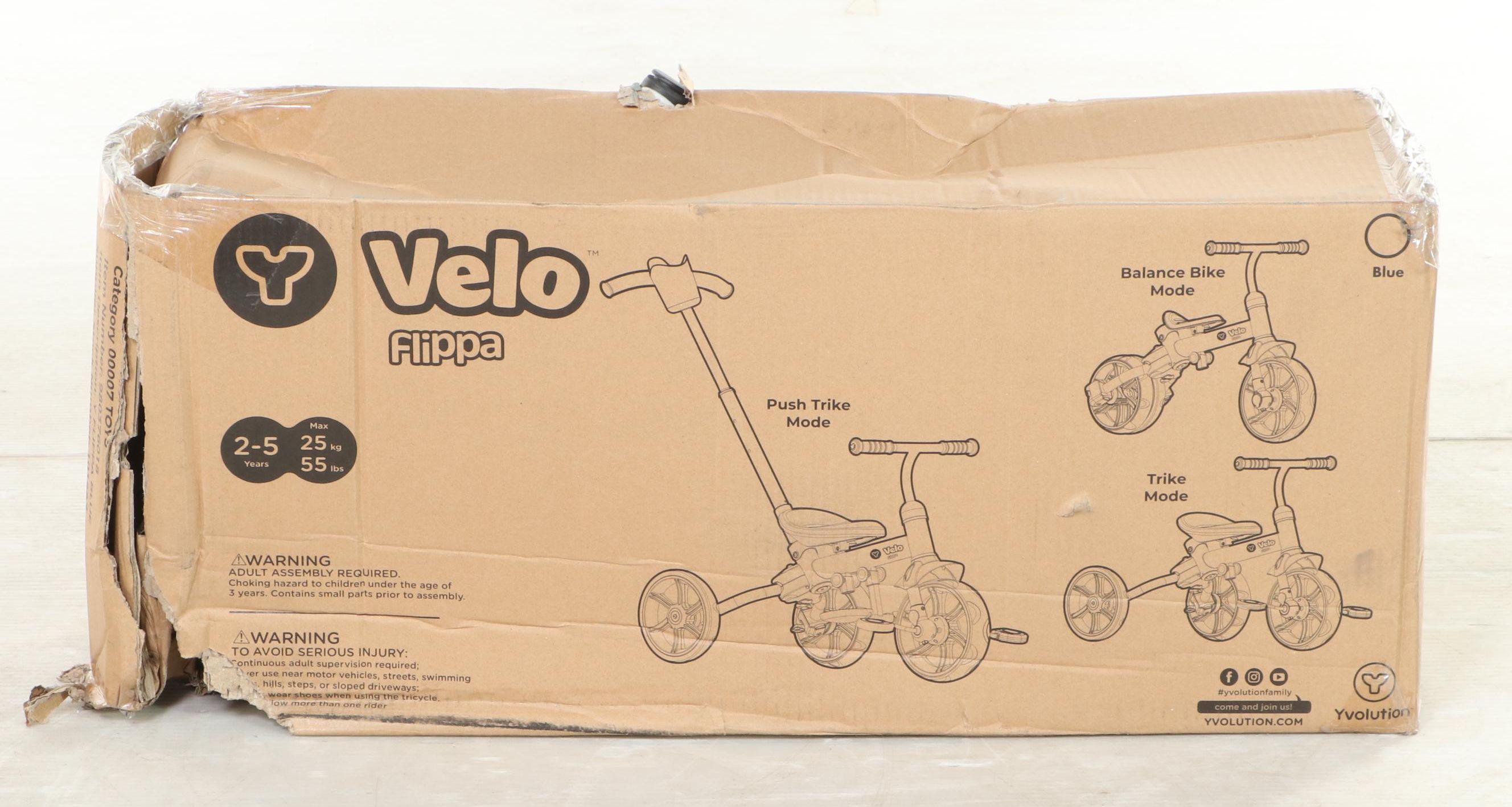 Yvolution Y Velo Flippa 4-in-1 Toddler Trike to Balance Bike
