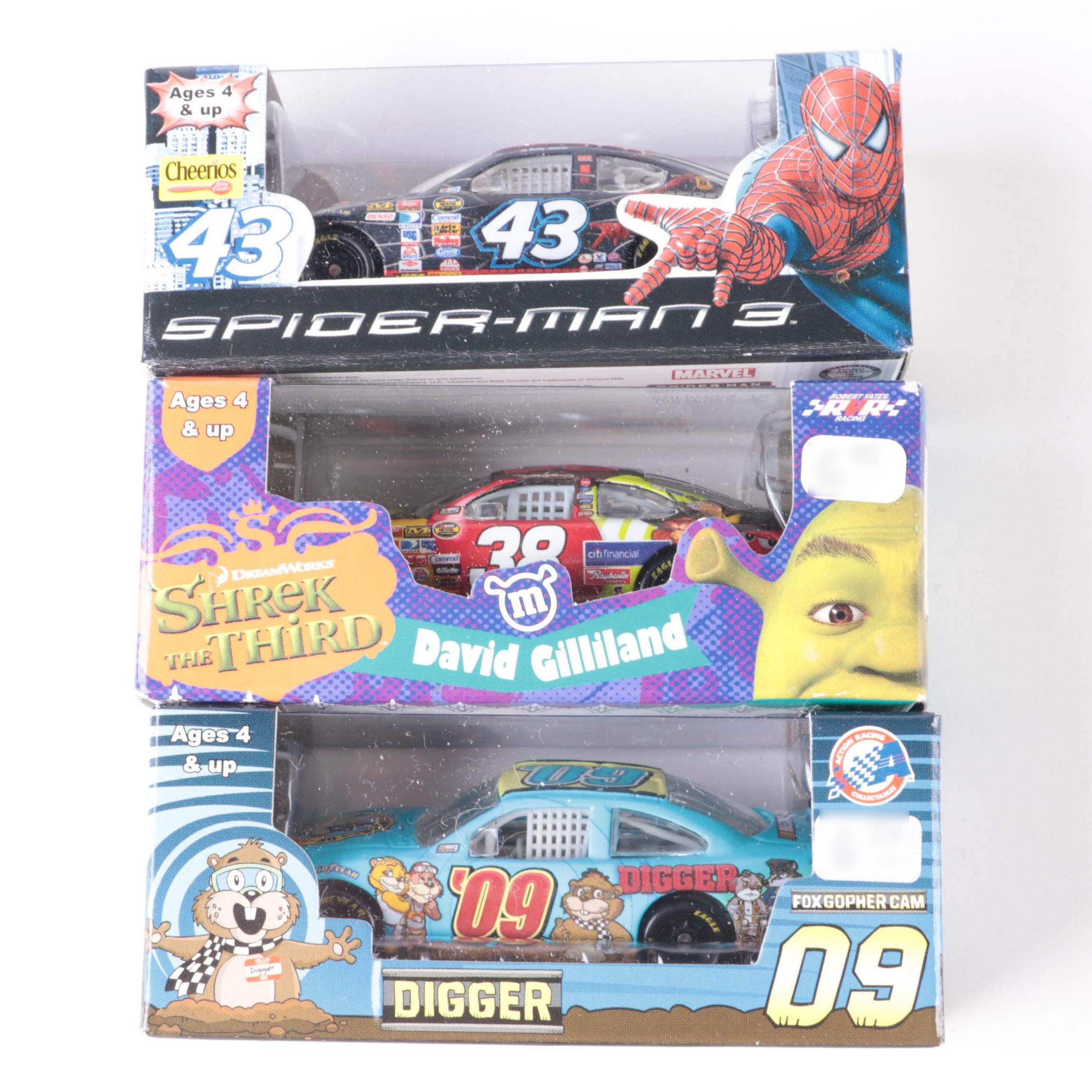 Racing Collectibles NASCAR Diecast Stock Cars Including Denny Hamlin