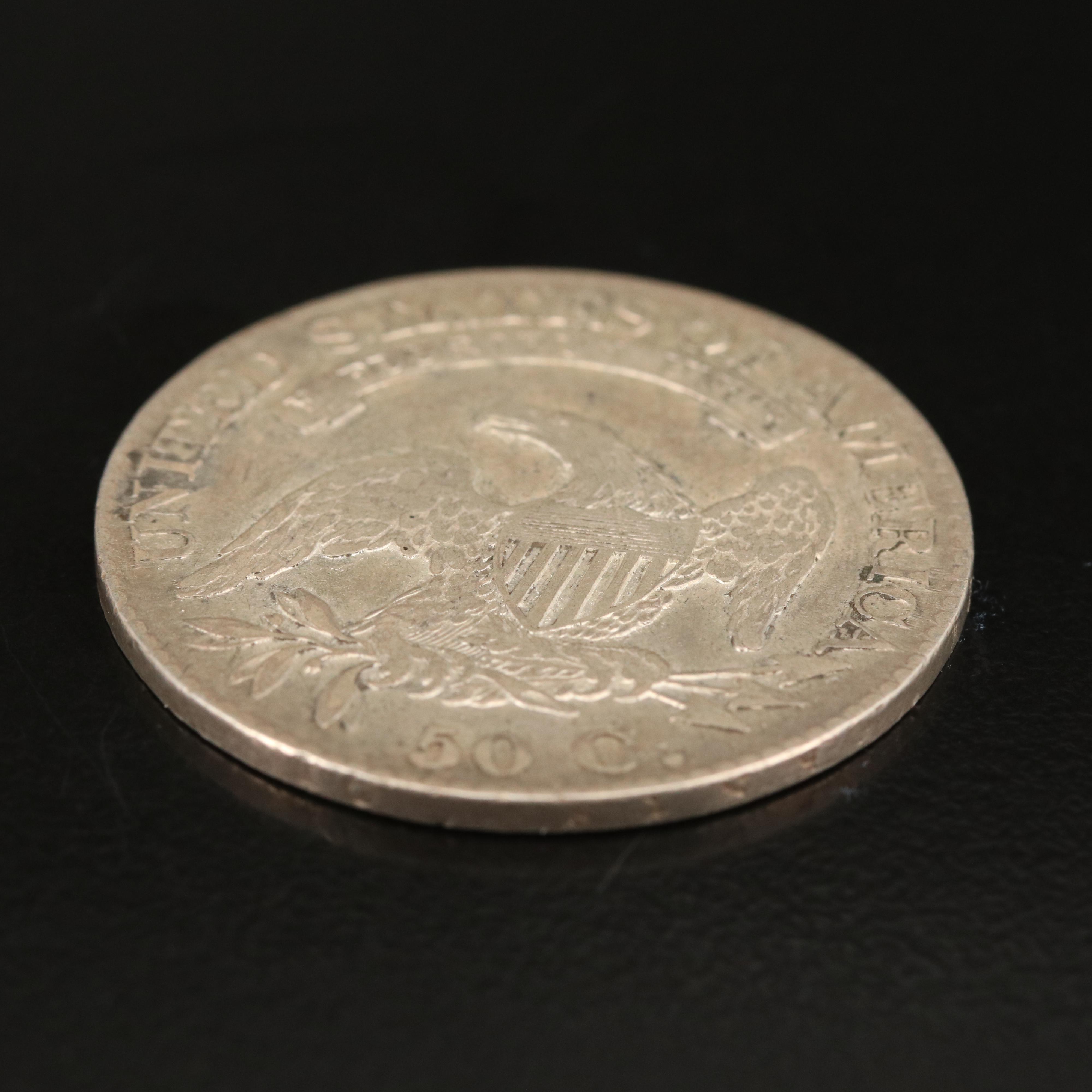 1825 Capped Bust Silver Half Dollar
