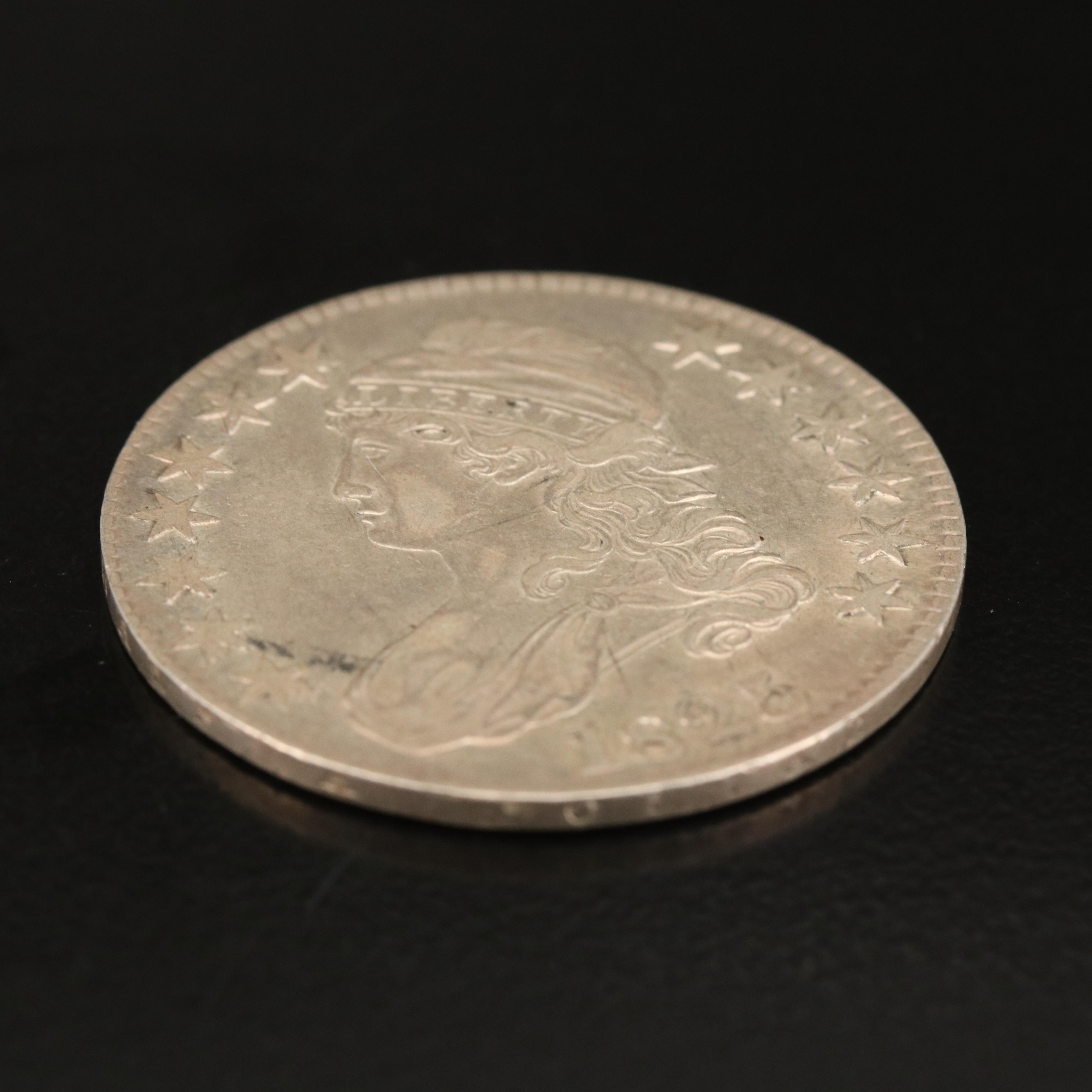 1825 Capped Bust Silver Half Dollar