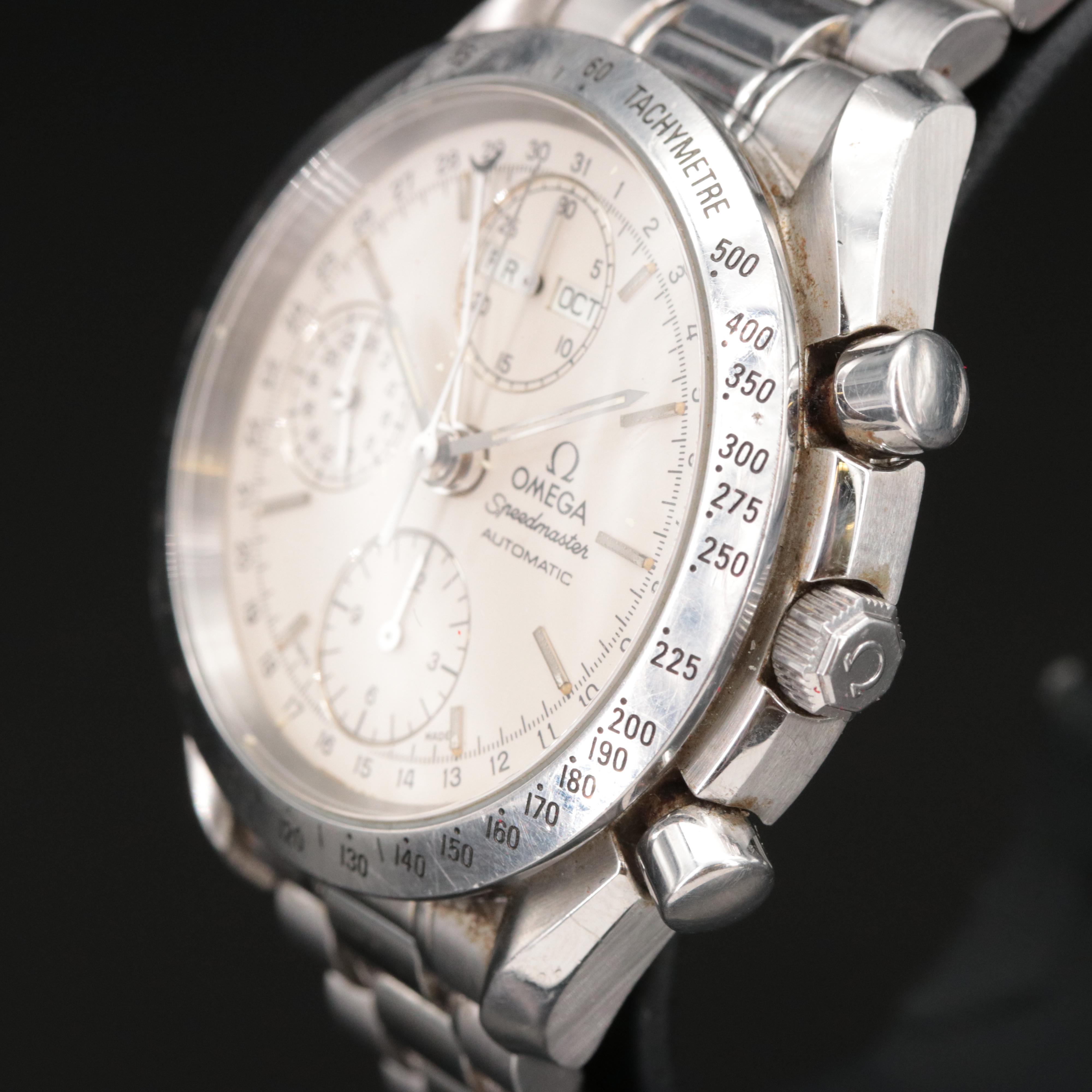 Omega Speedmaster Triple Date Automatic Watch
