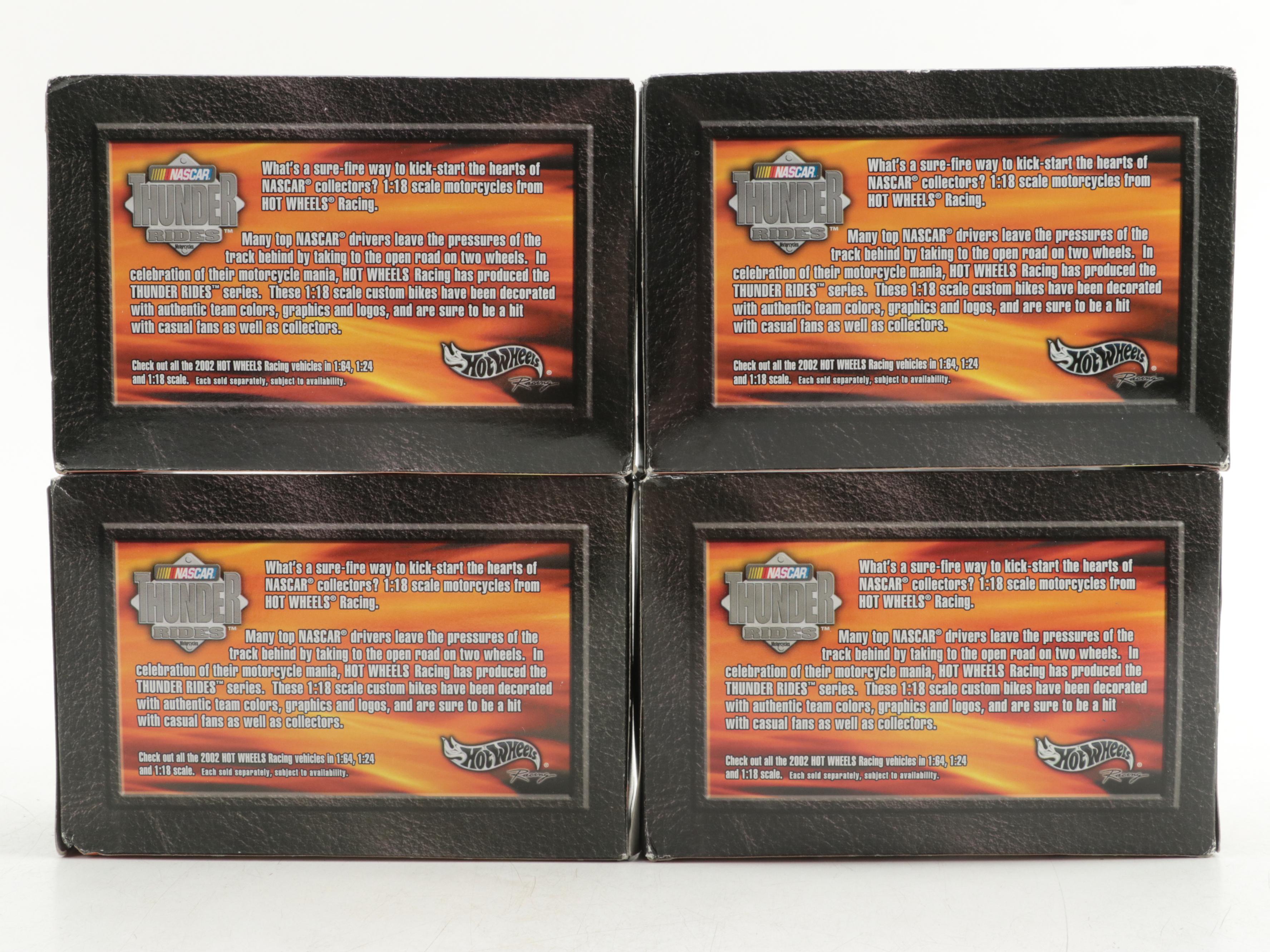 Racing Champions and Hot Wheels NASCAR Diecast Cars and Motorbikes