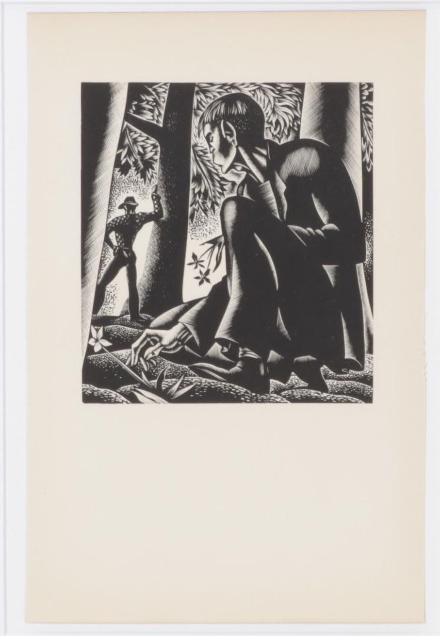 Lynd Ward Art Deco Woodcut From "Wild Pilgrimage," 1932