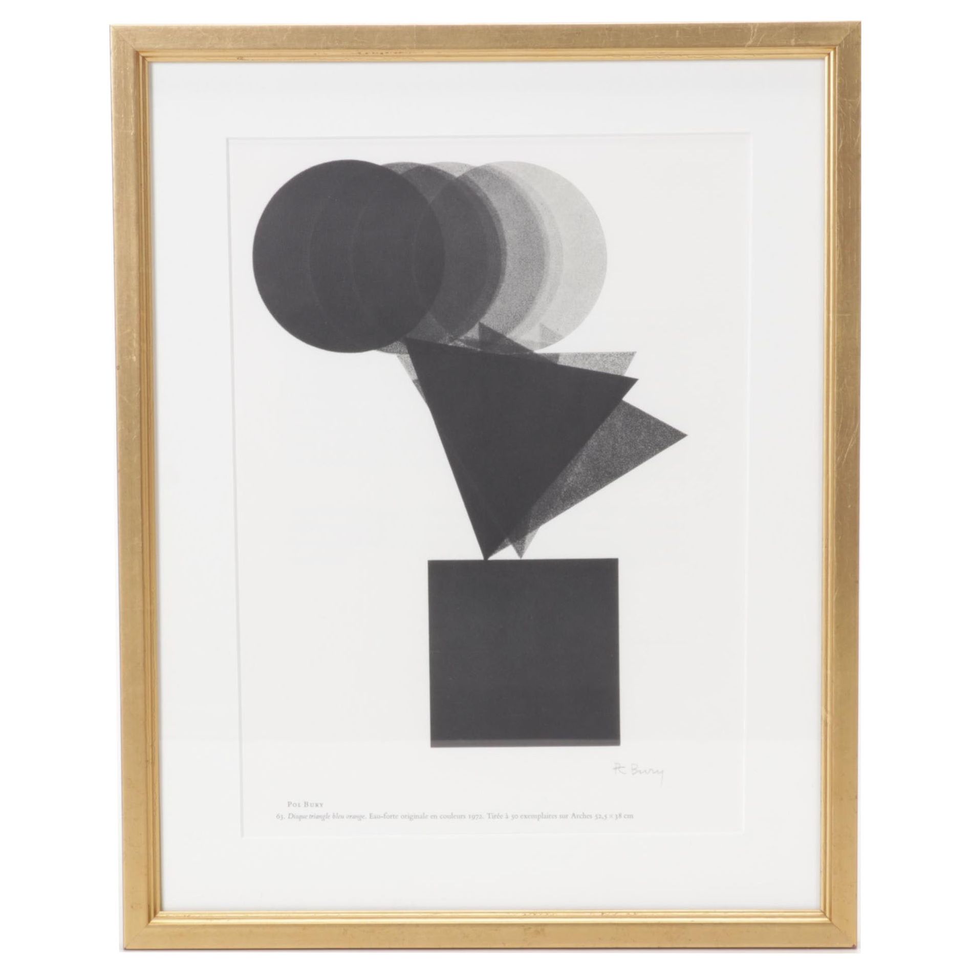 Halftone After Pol Bury From "Maeght Éditeur," 1973