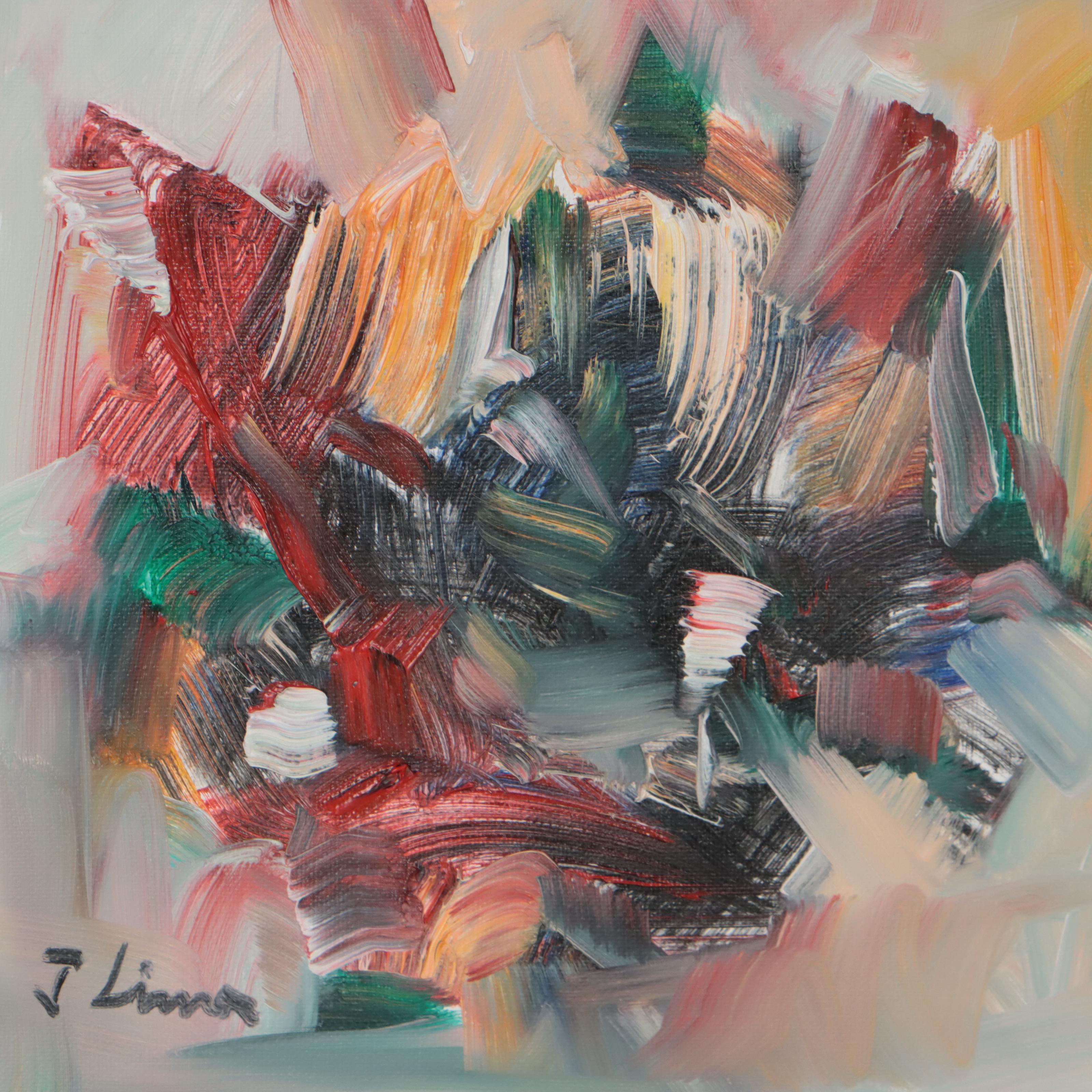José M. Lima Abstract Oil Painting, 2022