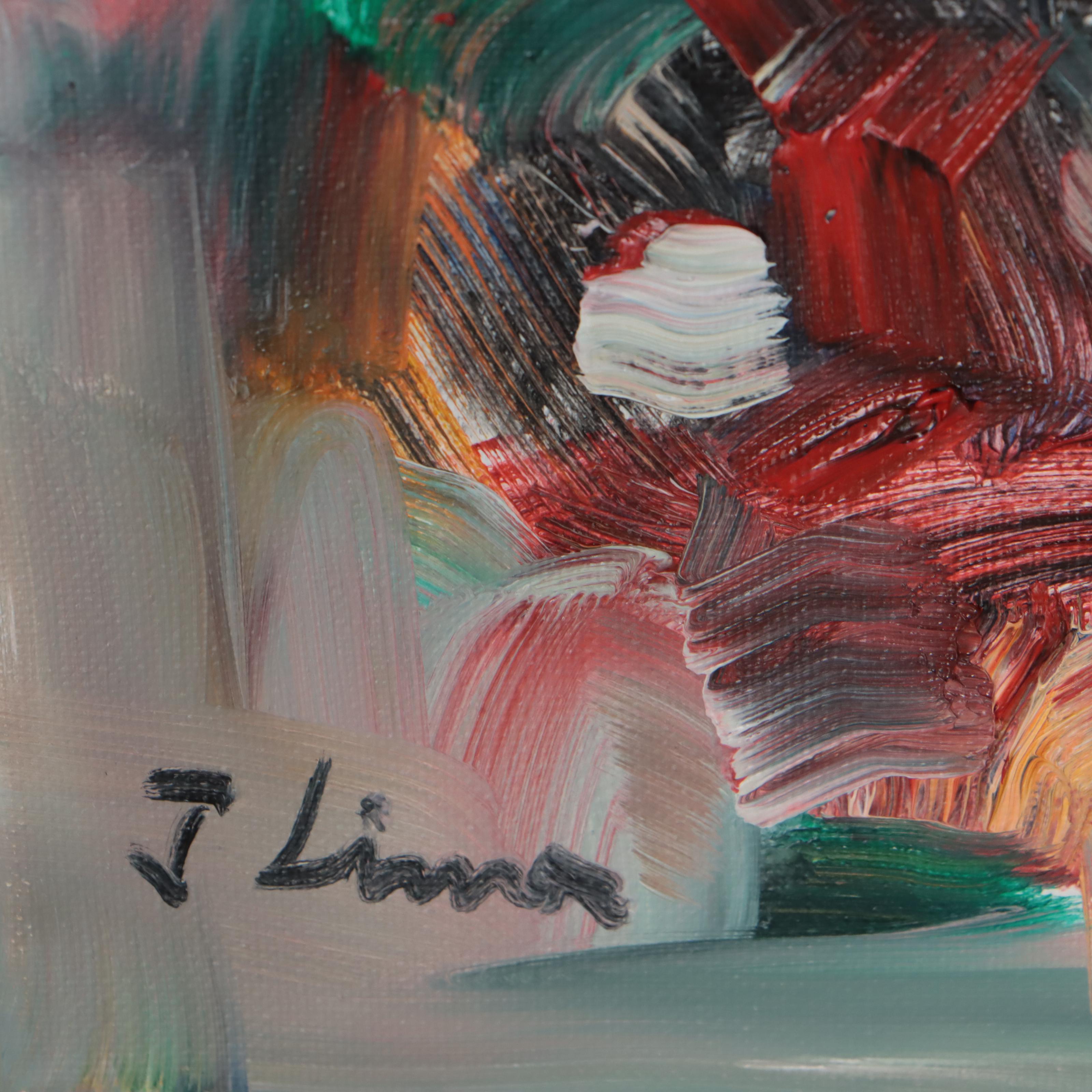 José M. Lima Abstract Oil Painting, 2022