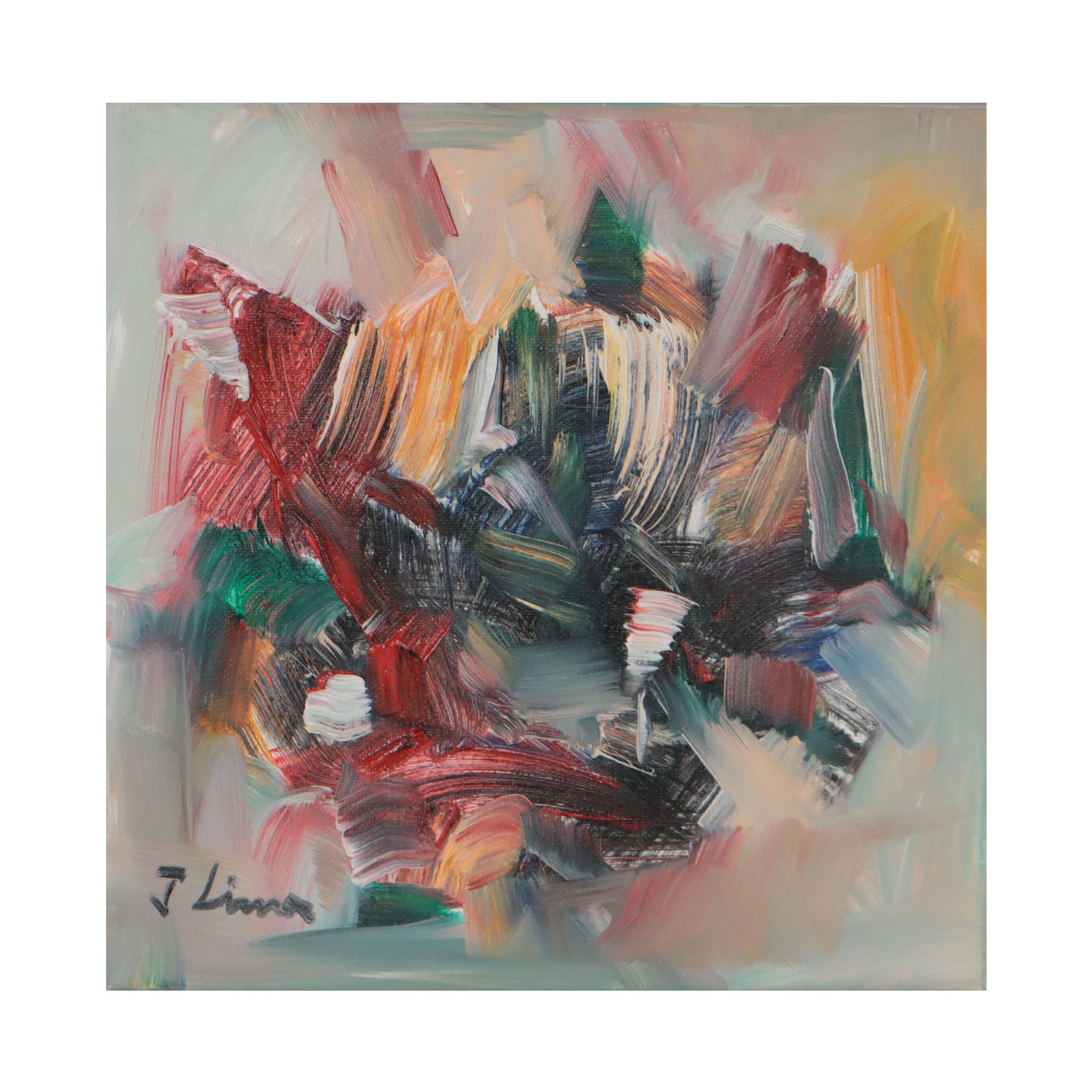 José M. Lima Abstract Oil Painting, 2022