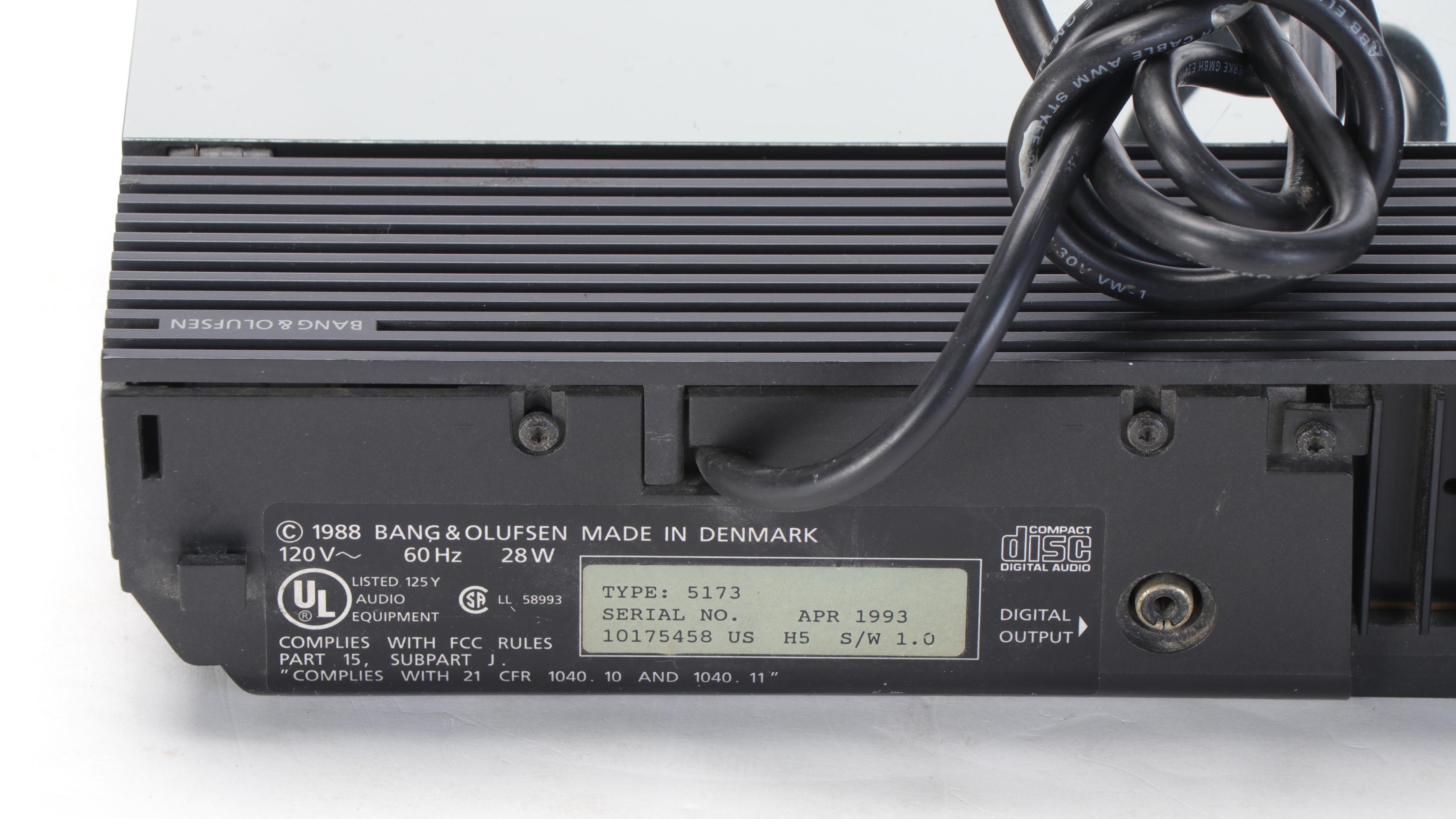 Bang & Olufsen Beomaster 4500 Tuner Amplifier and Beogram CD 4500 Player