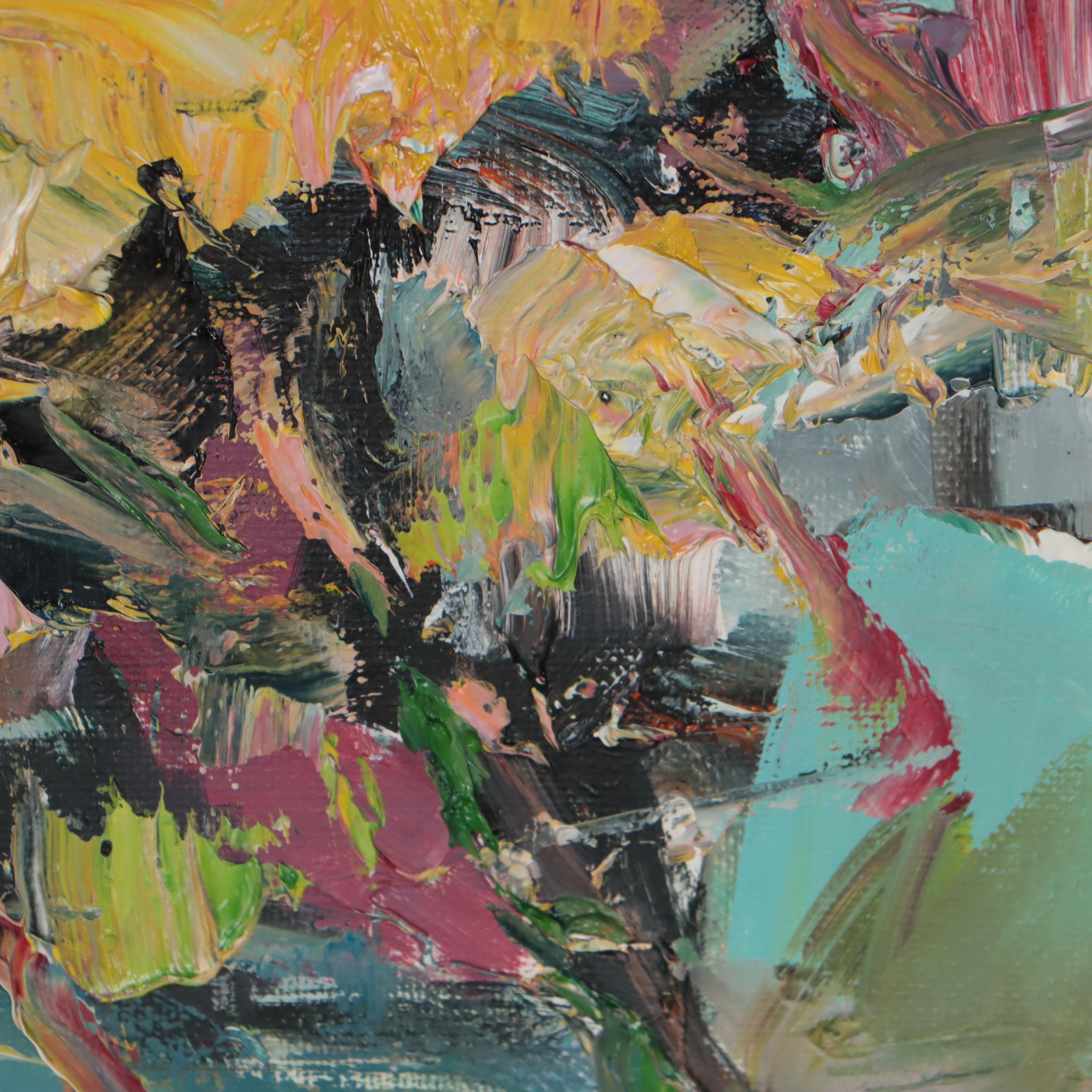 José M. Lima Abstract Oil Painting, 2022