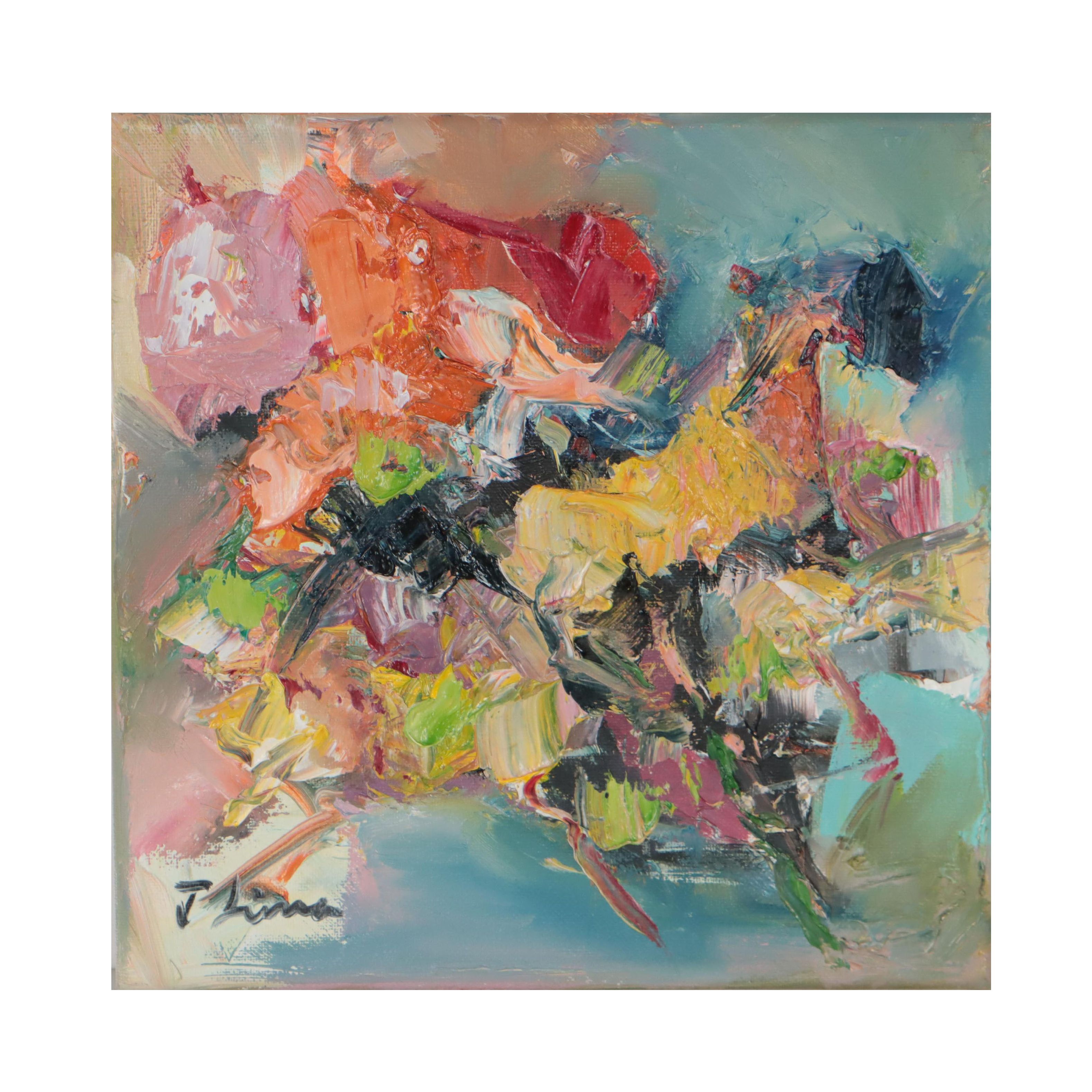 José M. Lima Abstract Oil Painting, 2022