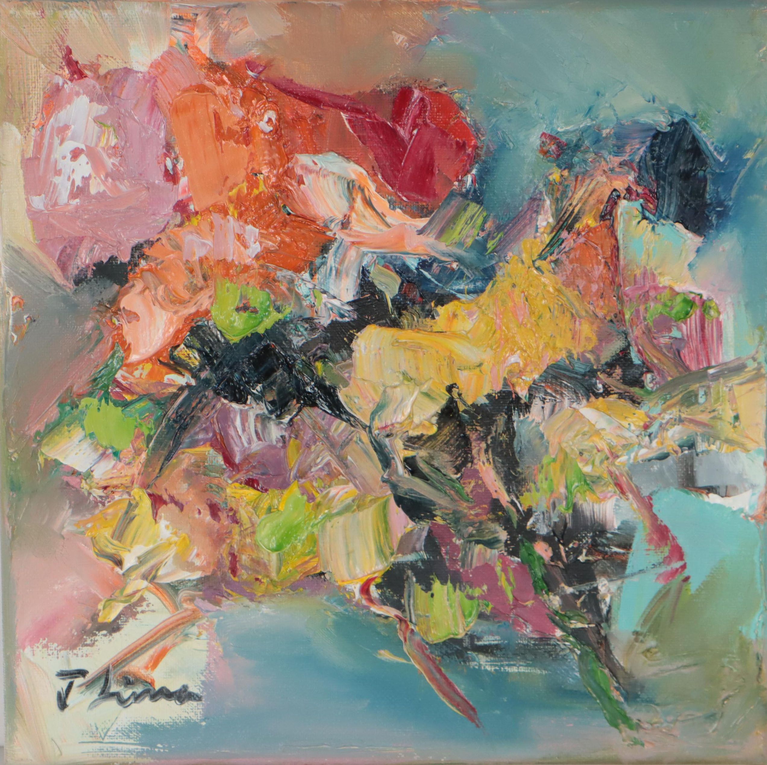 José M. Lima Abstract Oil Painting, 2022