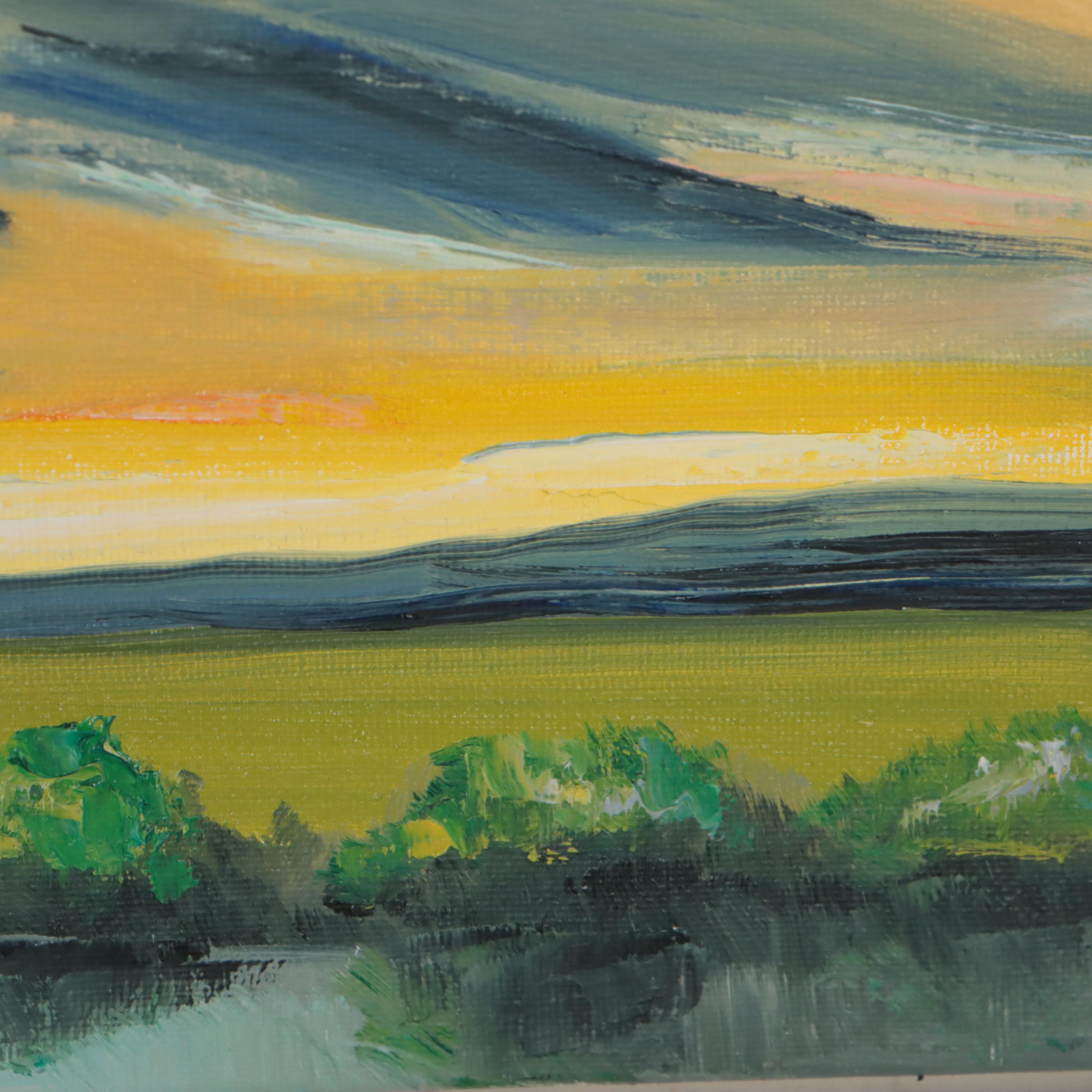 José M. Lima Landscape Oil Painting, 2022