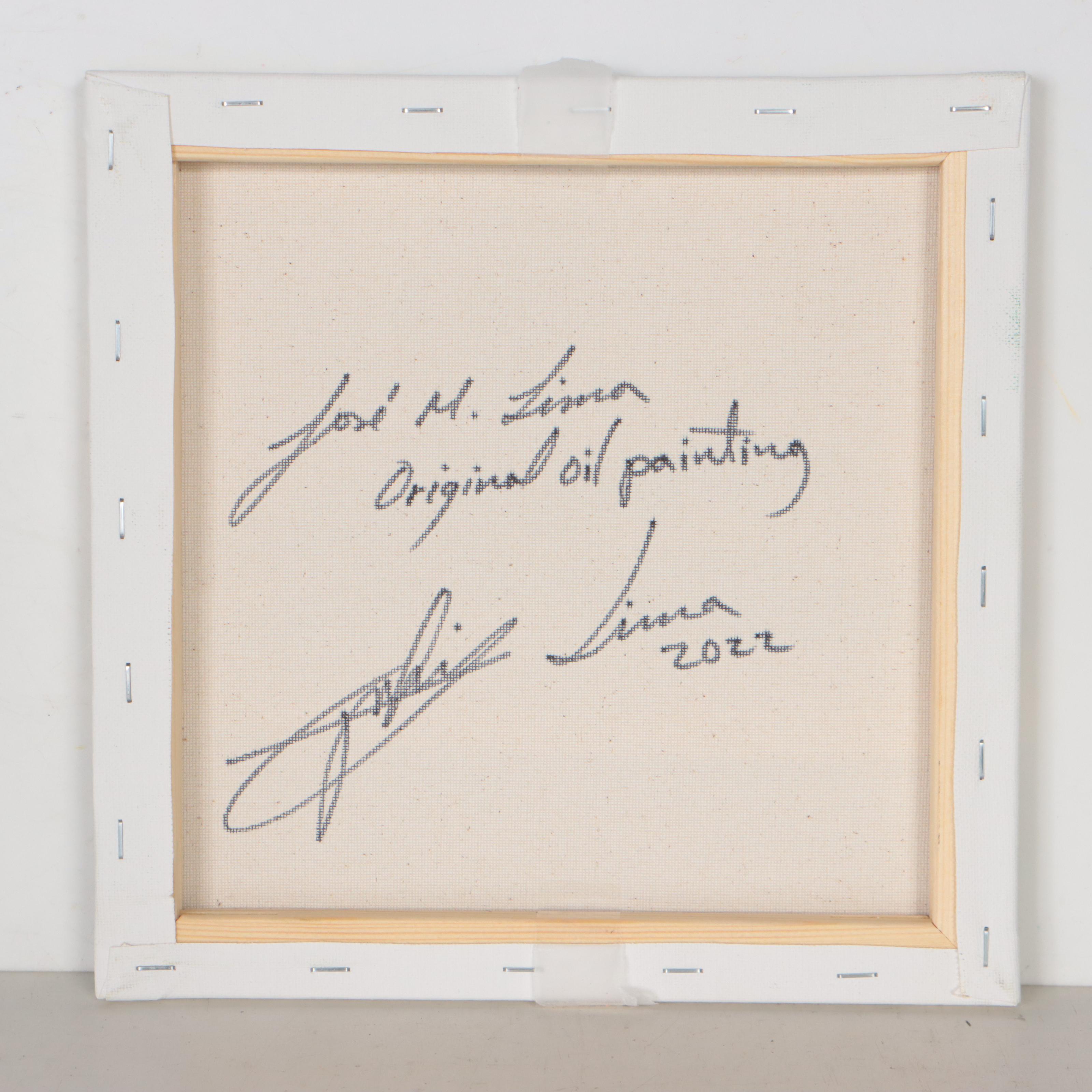 José M. Lima Landscape Oil Painting, 2022