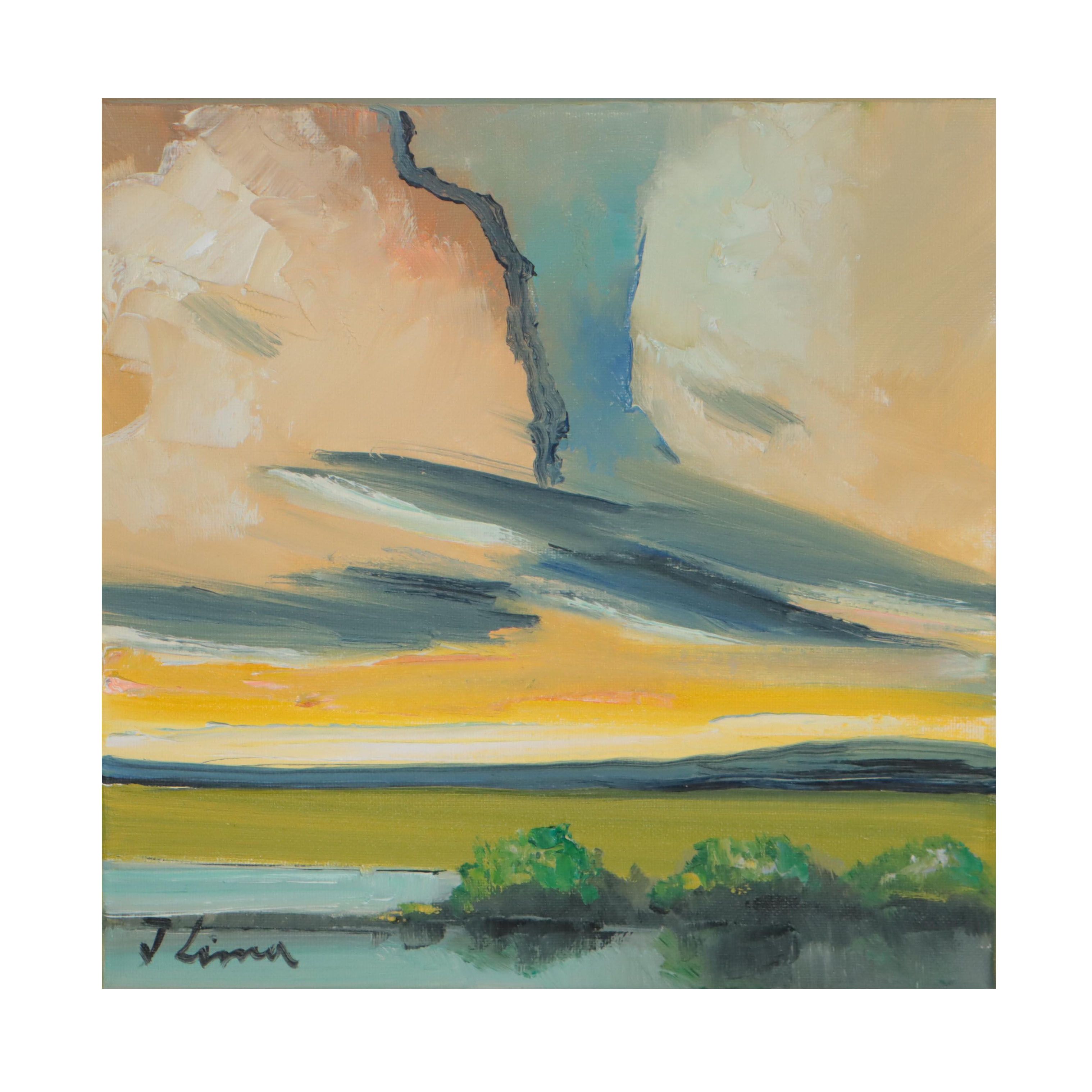 José M. Lima Landscape Oil Painting, 2022